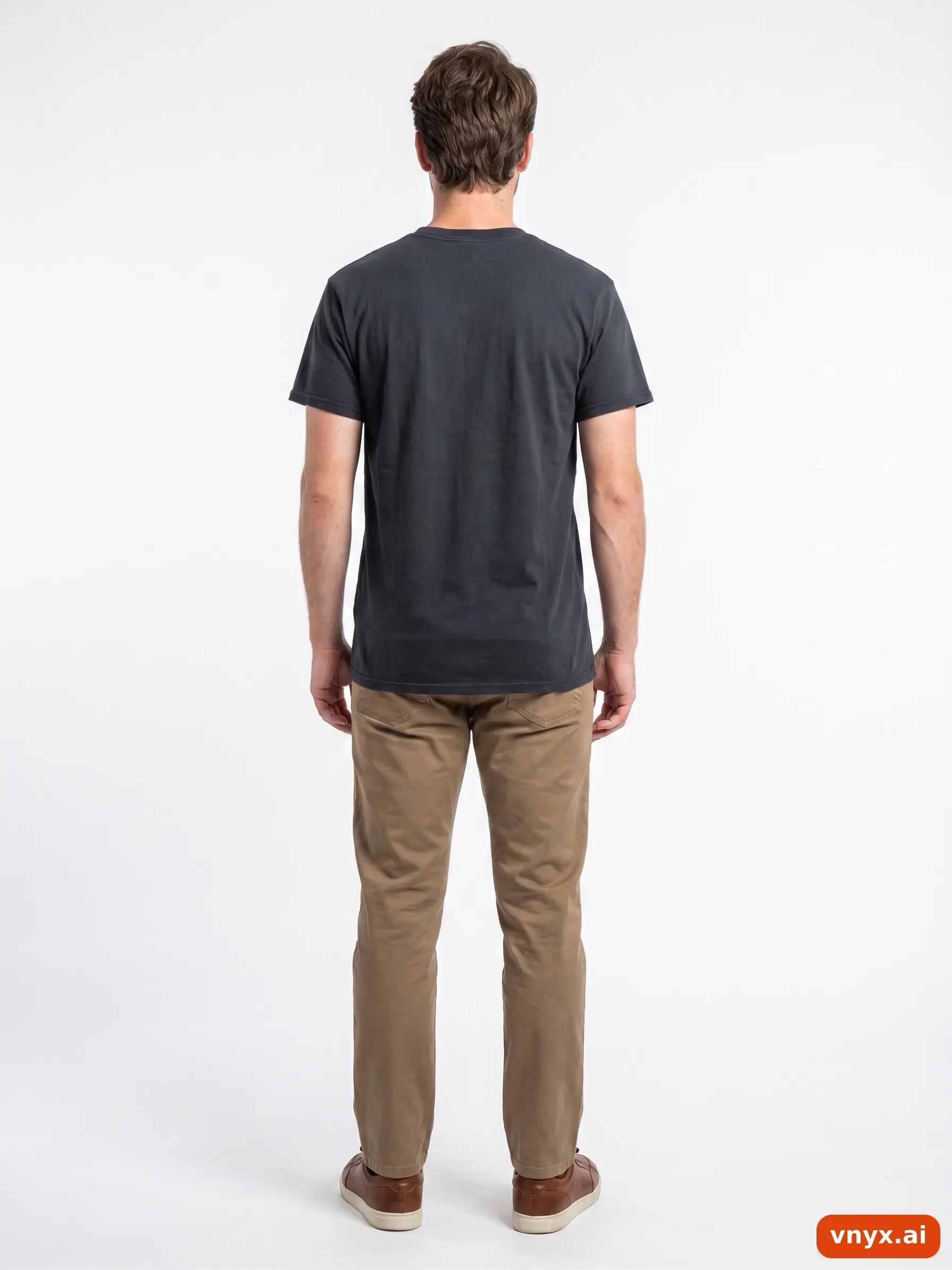 Second Life - Vintage Gildan Dark Black T-Shirt Men M 4/6