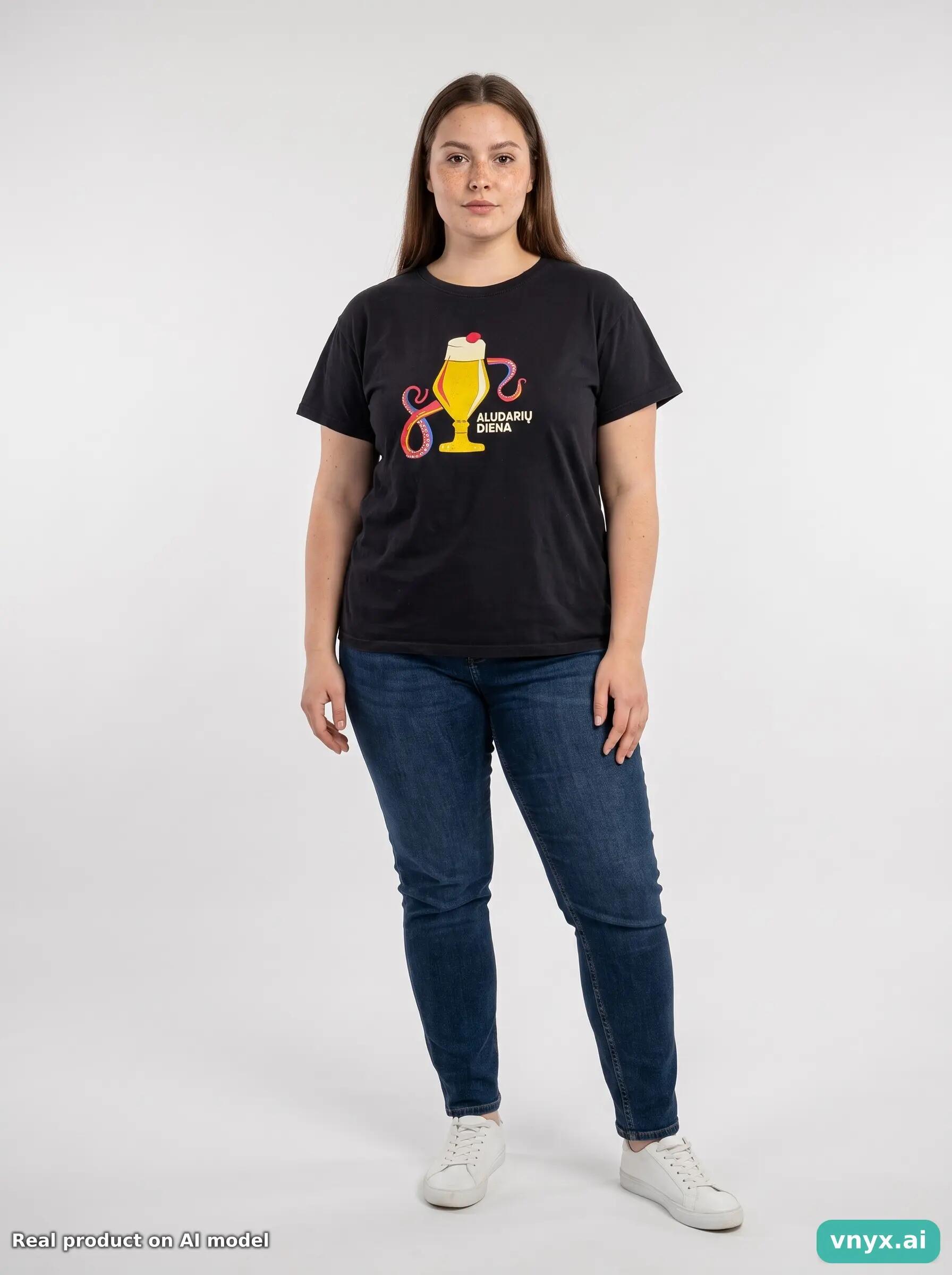Second Life - Vintage SOL'S Classic Black T-Shirt Women L 5/6