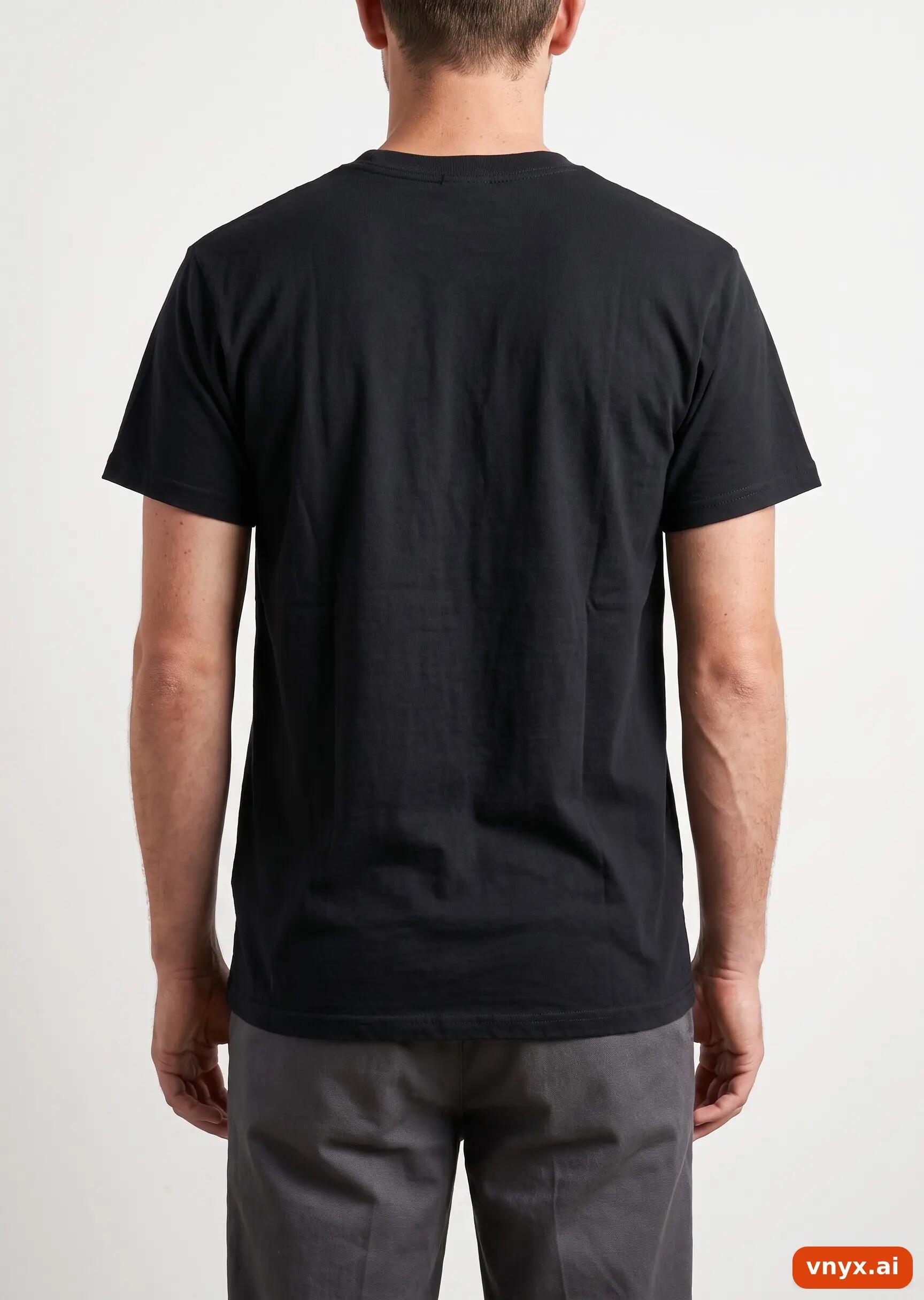 Second Life - Vintage Gildan Dark Black T-Shirt Men M 2/6