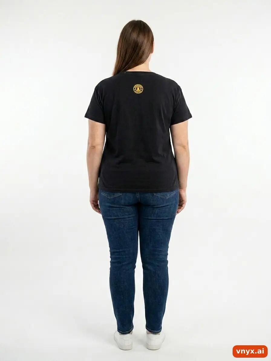 Second Life - Vintage SOL'S Classic Black T-Shirt Women L 3/6