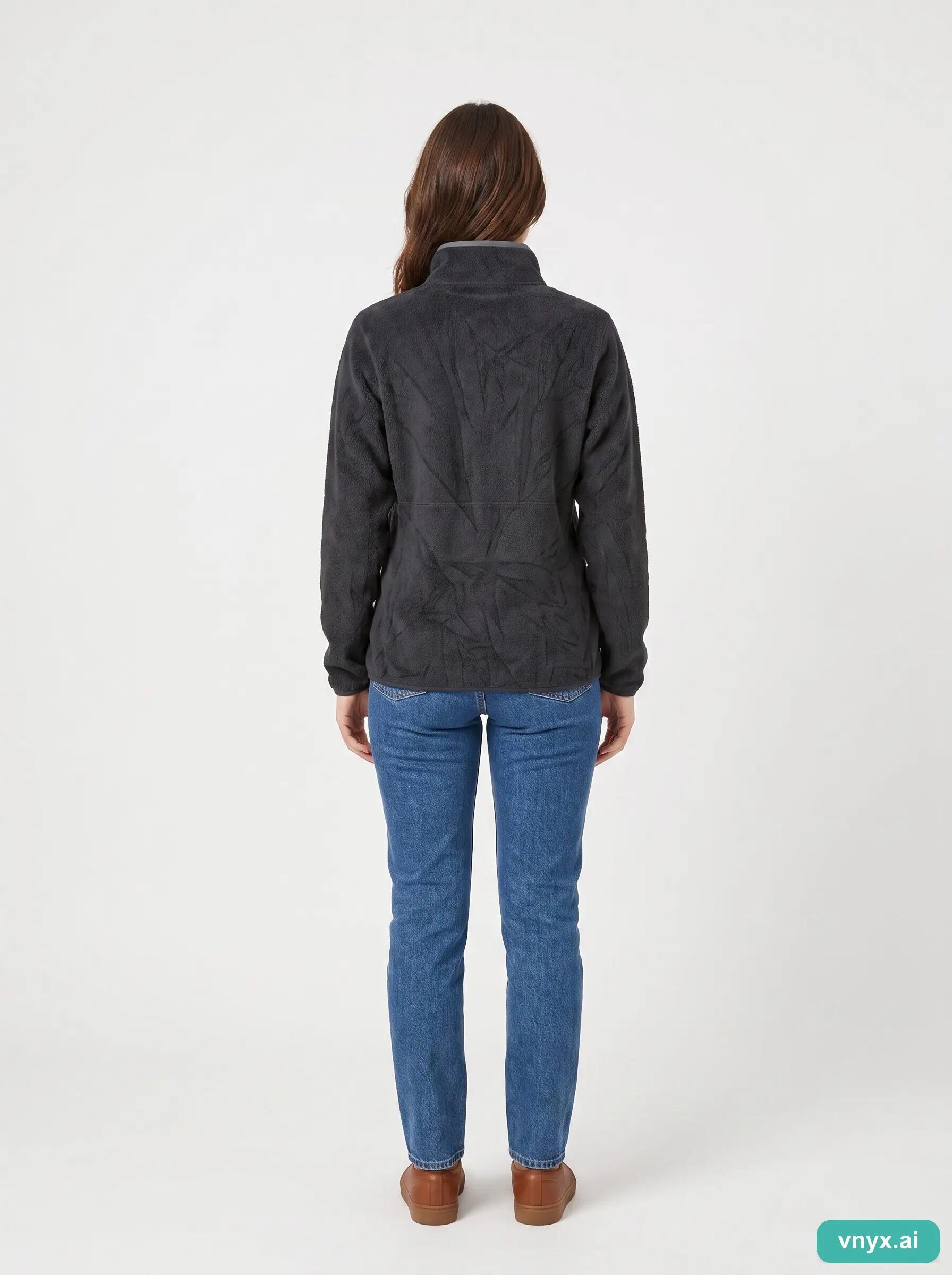 Second Life - Vintage Patagonia Black Fleece Pullover Women S 5/6