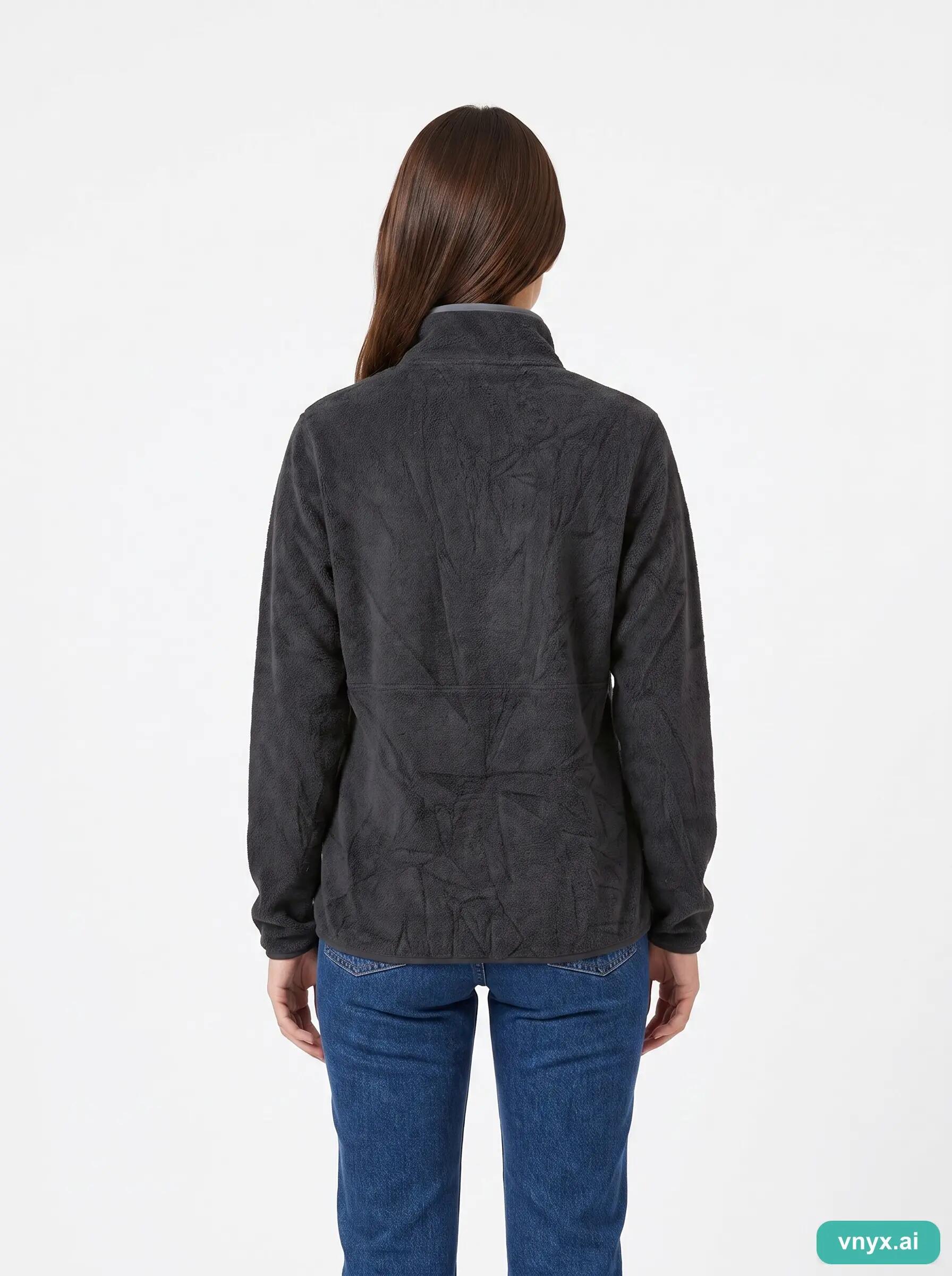 Second Life - Vintage Patagonia Black Fleece Pullover Women S 2/6