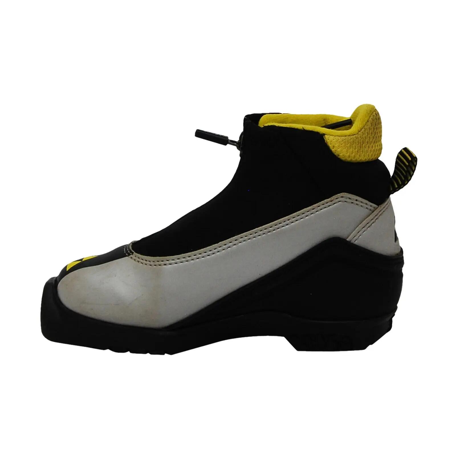 TWEEDEHANDS - Chaussure De Ski De Fond Occasion Fischer Xj Sprint Gris Noir 3/4