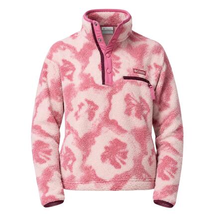 Pullover weich wärmend Damen - Helvetia™ II Printed Cropped Half Snap