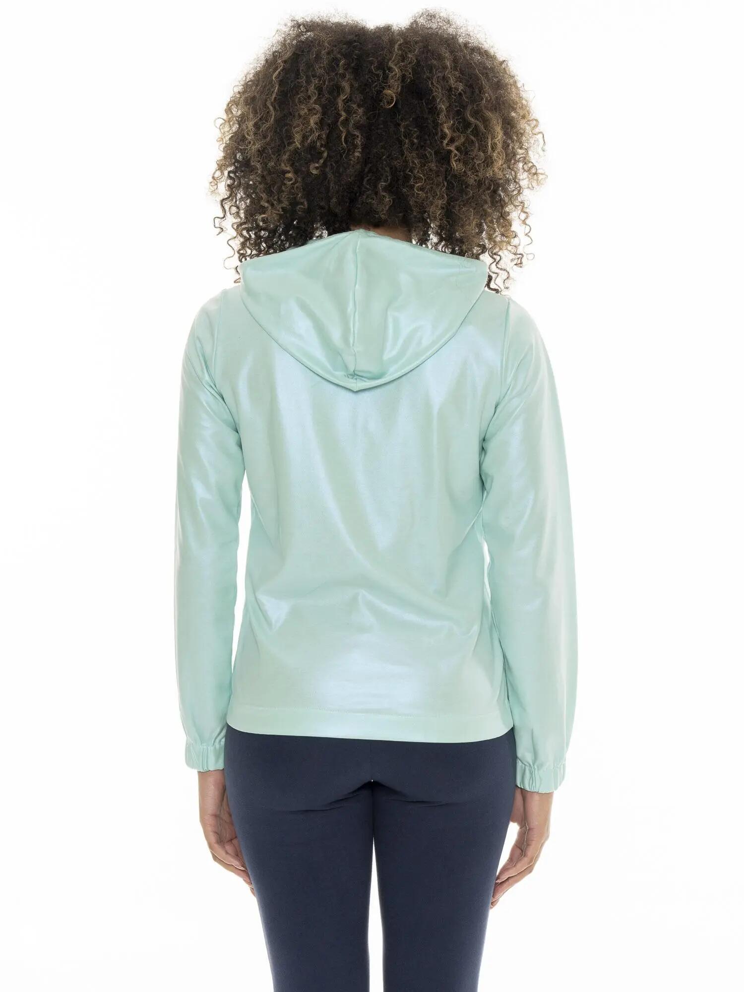 Sweat à capuche zippé Leone Bright pour femmes, anti-transpiration 4/5