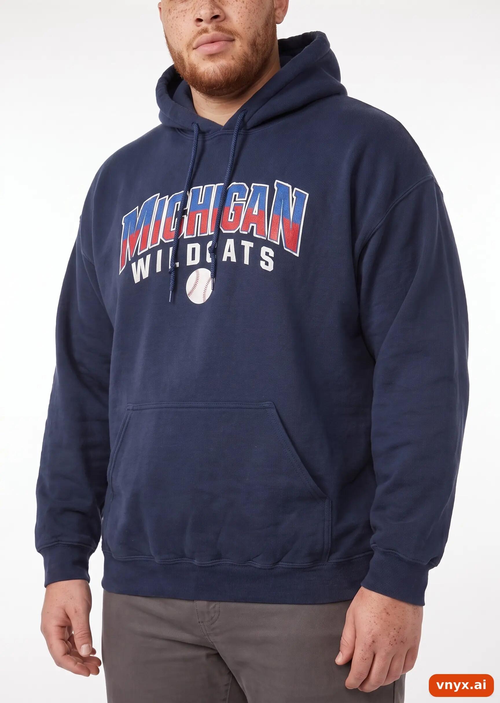 Second Life - Vintage Gildan Dark blue Hoodie Men L 5/6