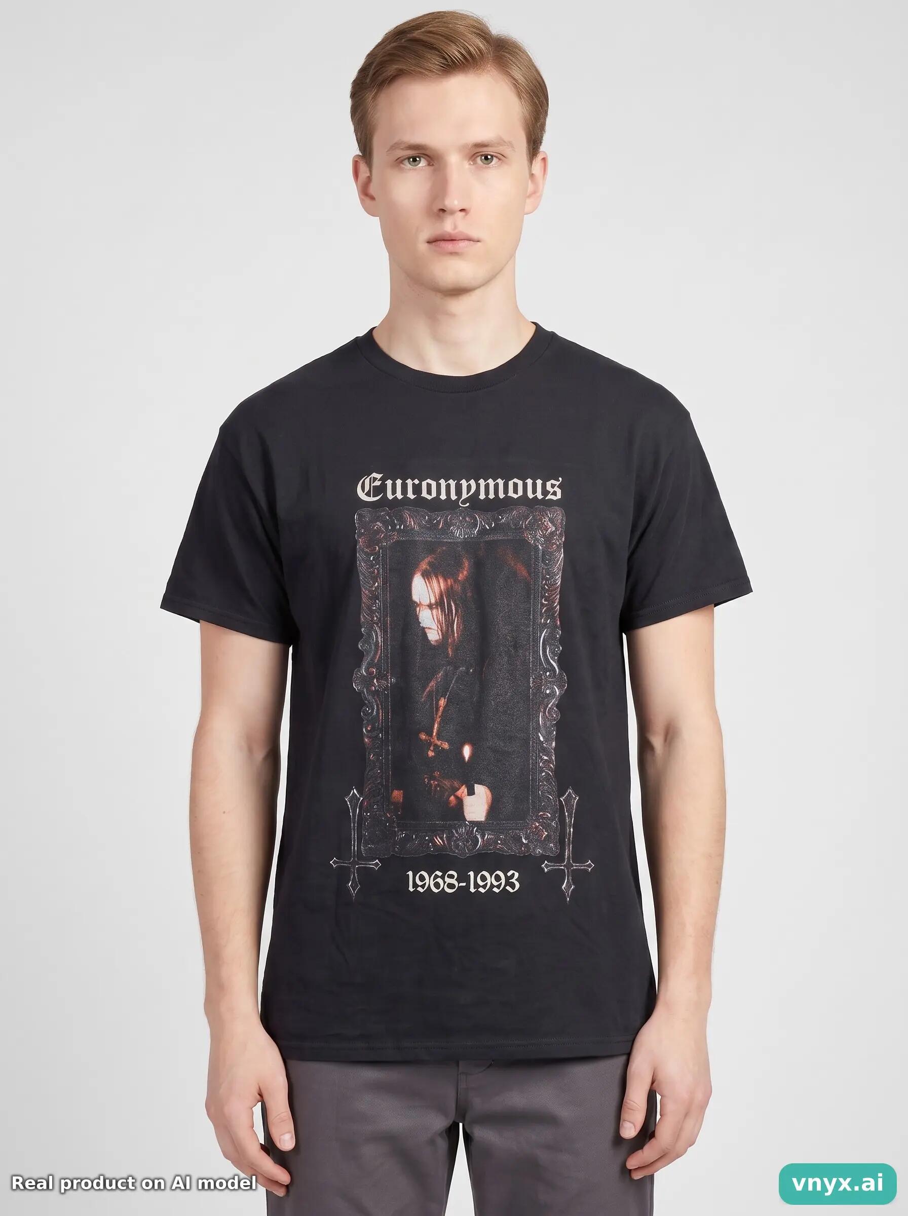 Second Life - Vintage Gildan Ebony T-Shirt Men M 5/6