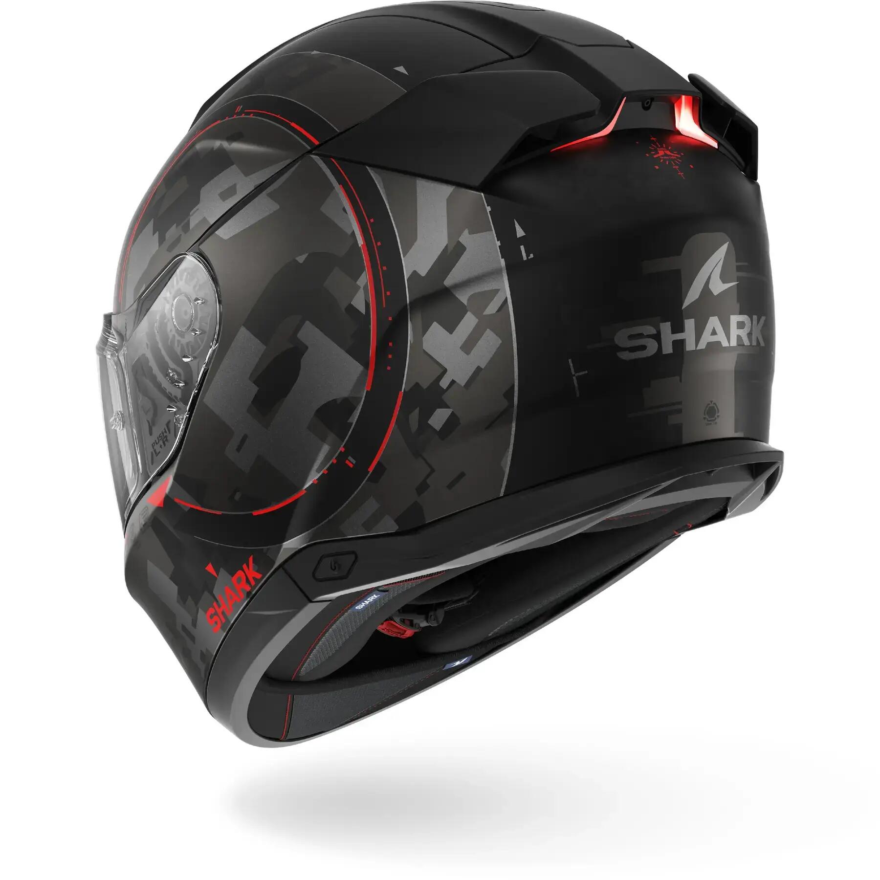 Motorrad-Integralhelm Shark Skwal I3 Gang Mat 3/3