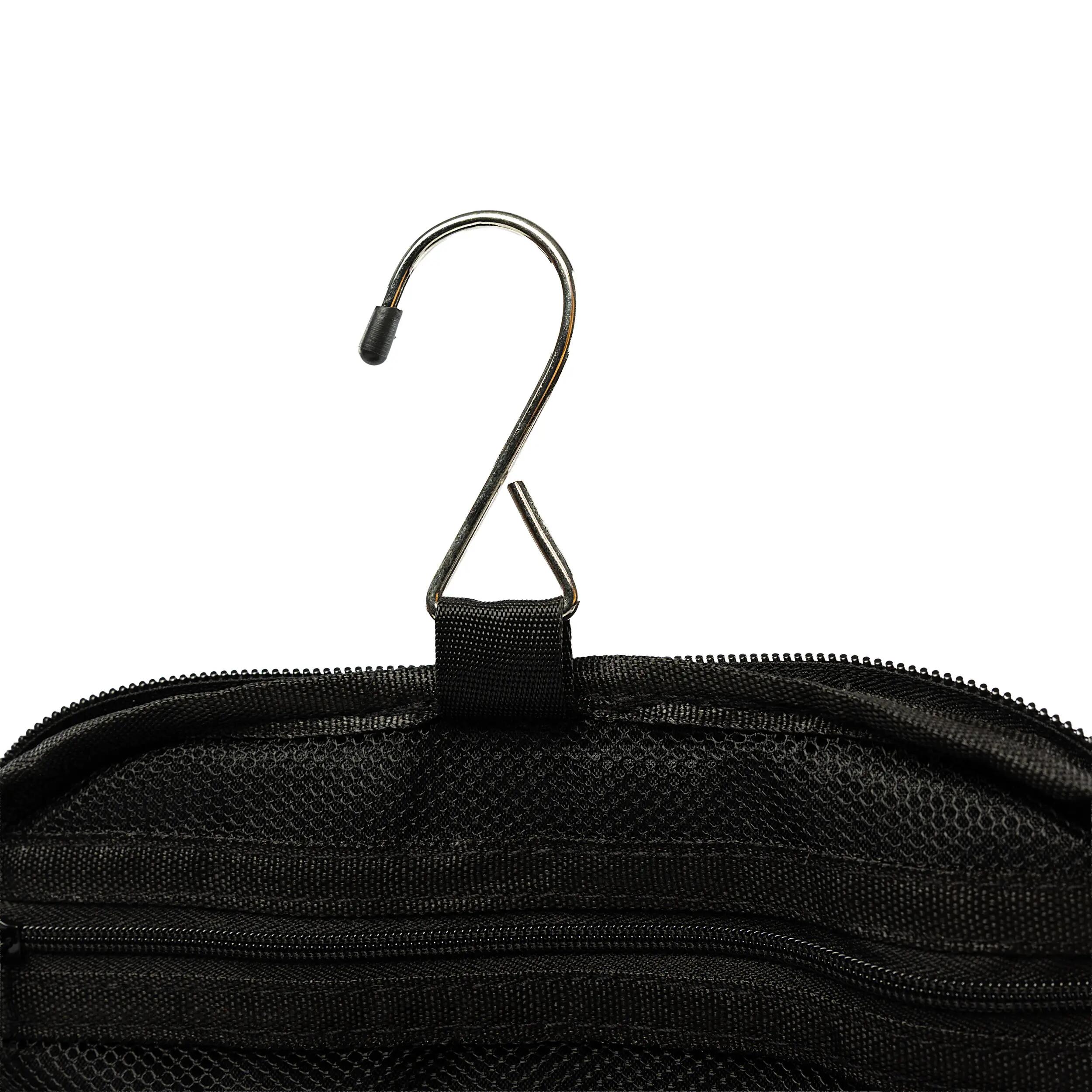 Travelnet Beauty Case Effetto Pelle con Gancio, Organizer da Viaggio di Lusso 5/7