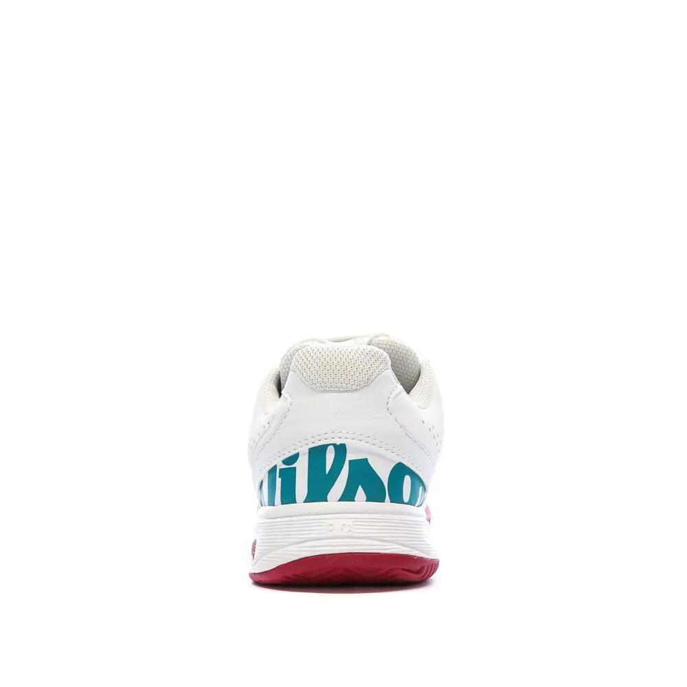 Wilson Kaos Junior Tennis Schoenen Wit/Bordeaux 4/7