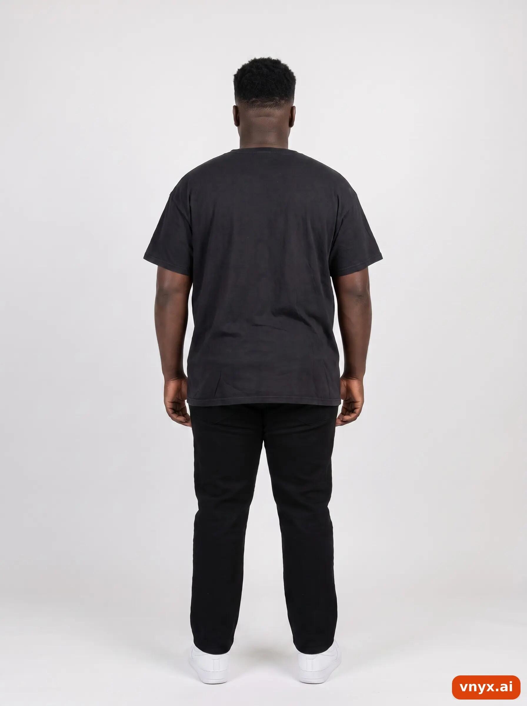 Second Life - Vintage Fruit of the Loom Black T-Shirt Men XL 4/6
