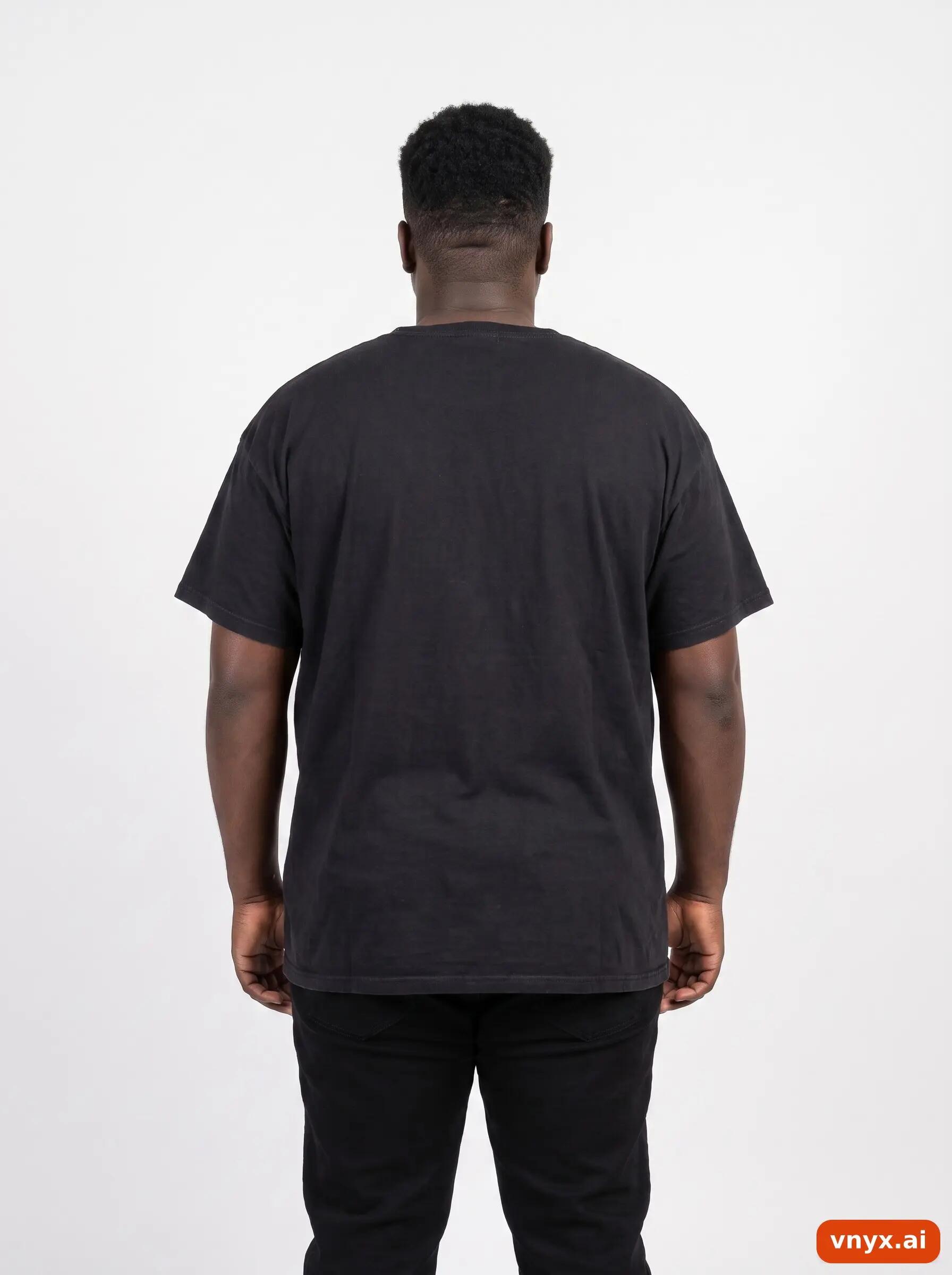 Second Life - Vintage Fruit of the Loom Black T-Shirt Men XL 2/6