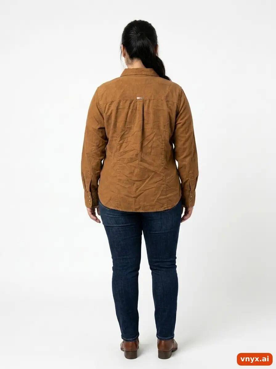 Second Life - Vintage Columbia Brown Shirt Blouse Women XL 3/6