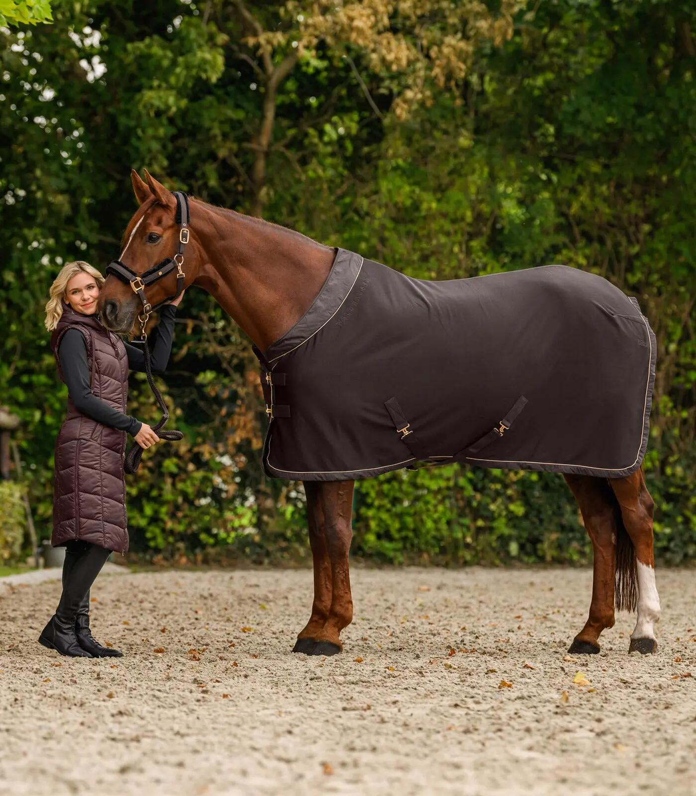 Jersey-Decke Phoenix, schwarz, 135 cm 5/8