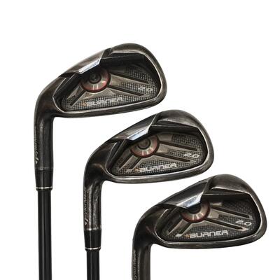 Linkshandig taylormade burner 2.0 ijzerset / 4-pw / flex regular / grafiet