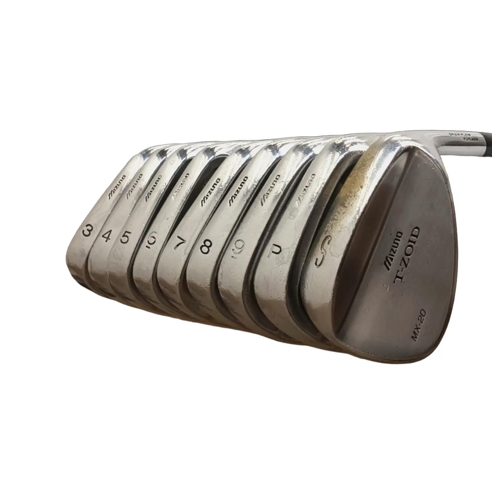 Mizuno T-Zoid Comp EZ Eisenset / 3-PW+SW / Flex Regular / Stahl 3/7