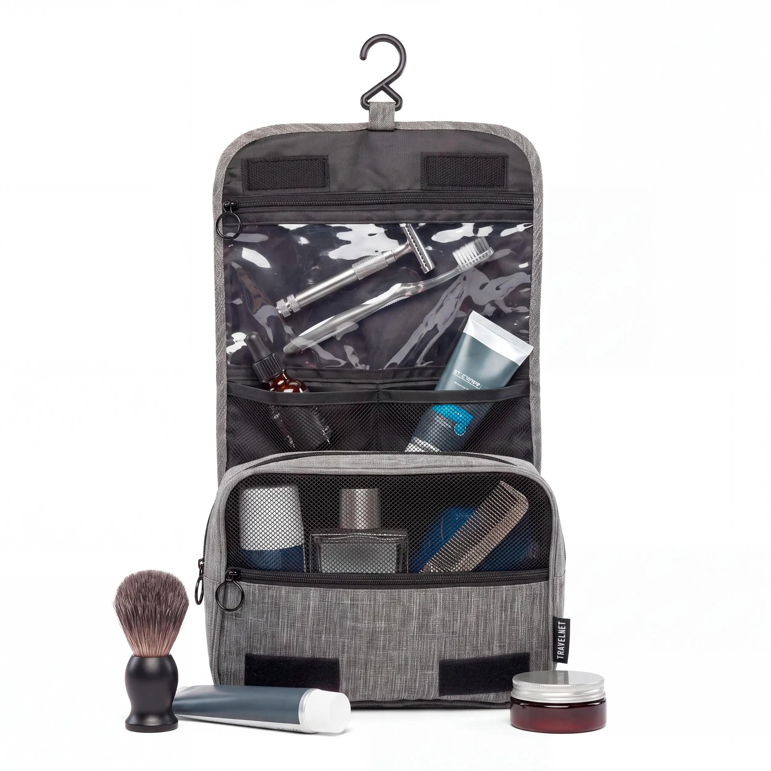 Travelnet Beauty Case con Gancio – Beauty Case da Viaggio da Appendere 4 Litri 2/7