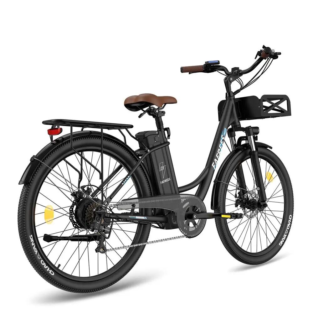 Electric Bicycle Fafrees F26 Lasting 26" Tire 250W Motor 36V 25Ah Battery, Black 4/15