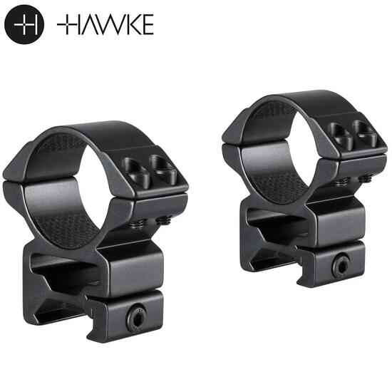 Hawke Montage 2Pcs 30mm Weaver Haut
