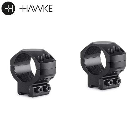 Hawke Tactical Montages 30mm 2PC 9-11mm Dovetail Moyen