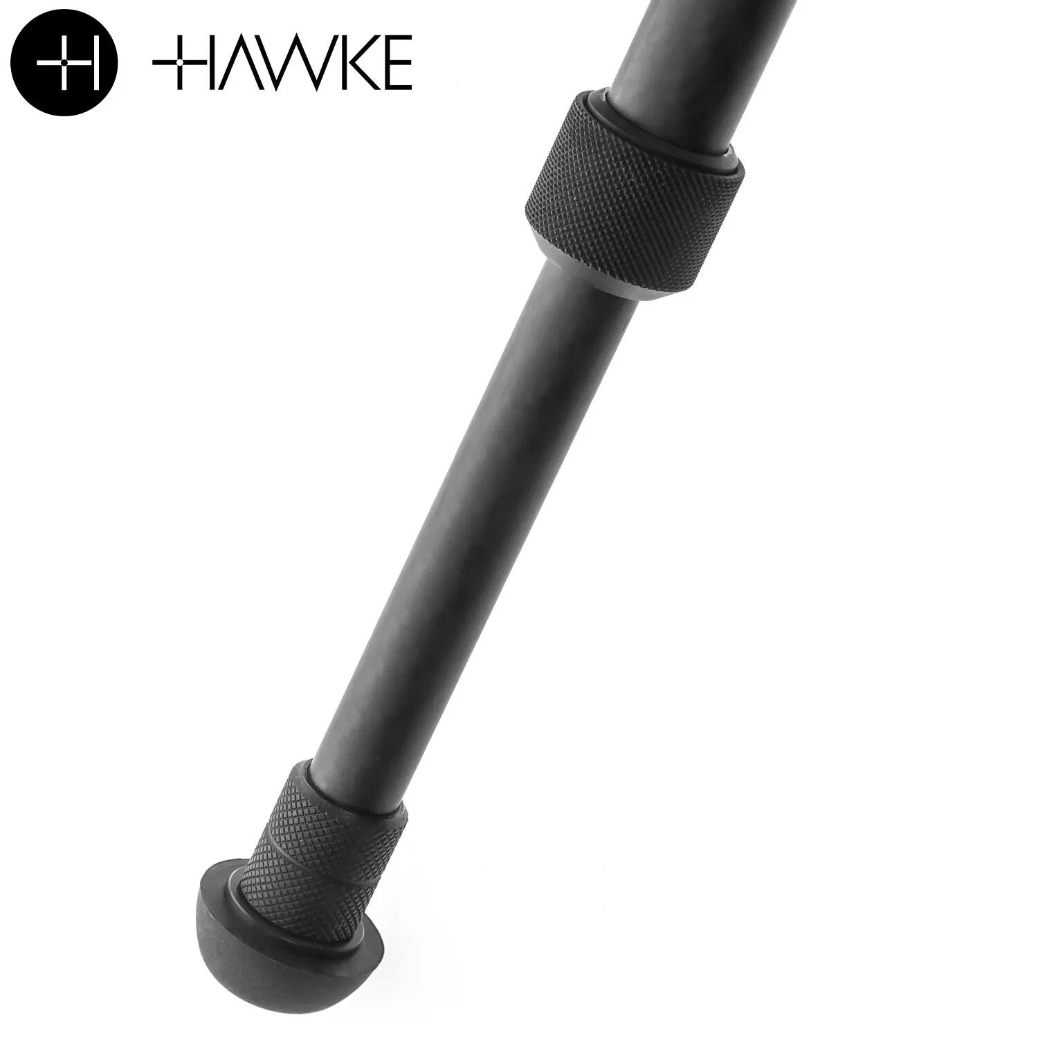 Bipé Hawke Pro Fibra de Carbono 20-28cm (8-11") Smooth Twist Lock Tilt Picatinny 4/5