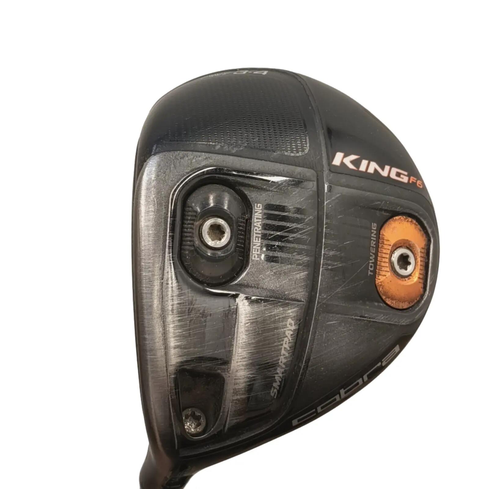 Left Cobra King F6 Fairway Wood / Flex Regular / #3 / 14.5 1/6