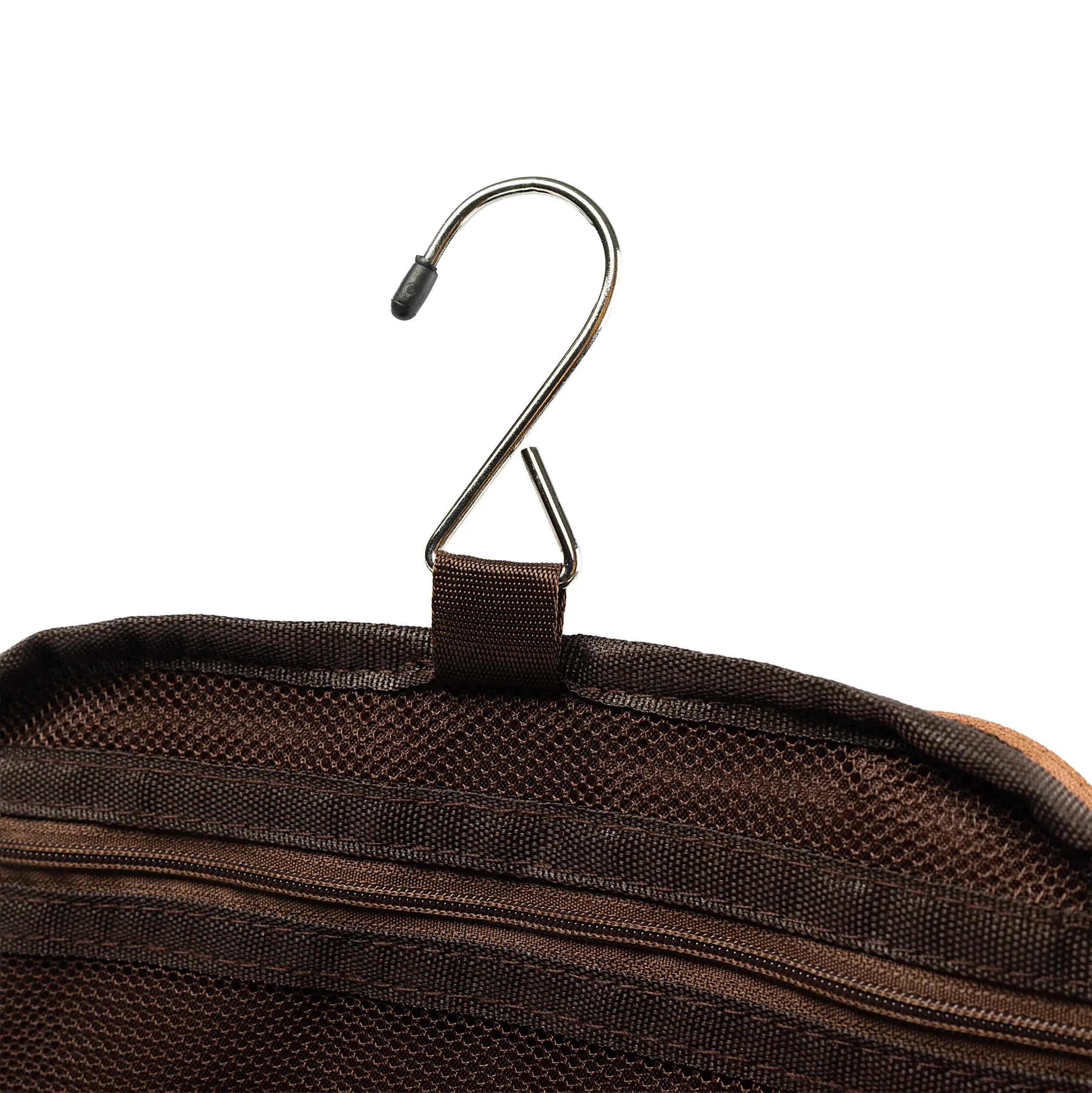 Travelnet Beauty Case Effetto Pelle con Gancio, Organizer da Viaggio di Lusso 5/7