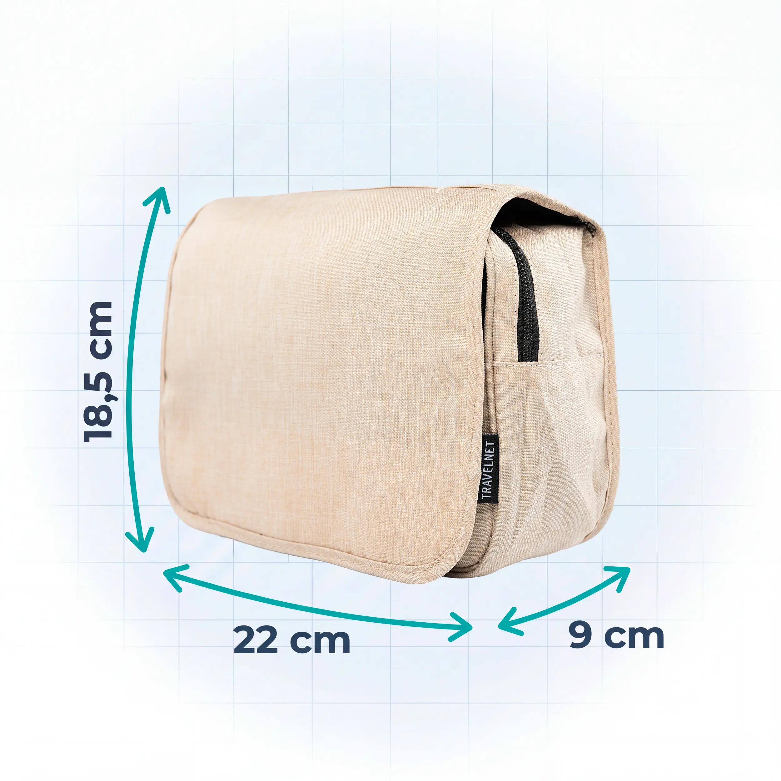 Travelnet Trousse de toilette à suspendre avec crochet, 4 litres 3/7
