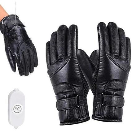 1 paire de gants chauffants - Gants d'hiver chauffants pour homme - Gants chauds