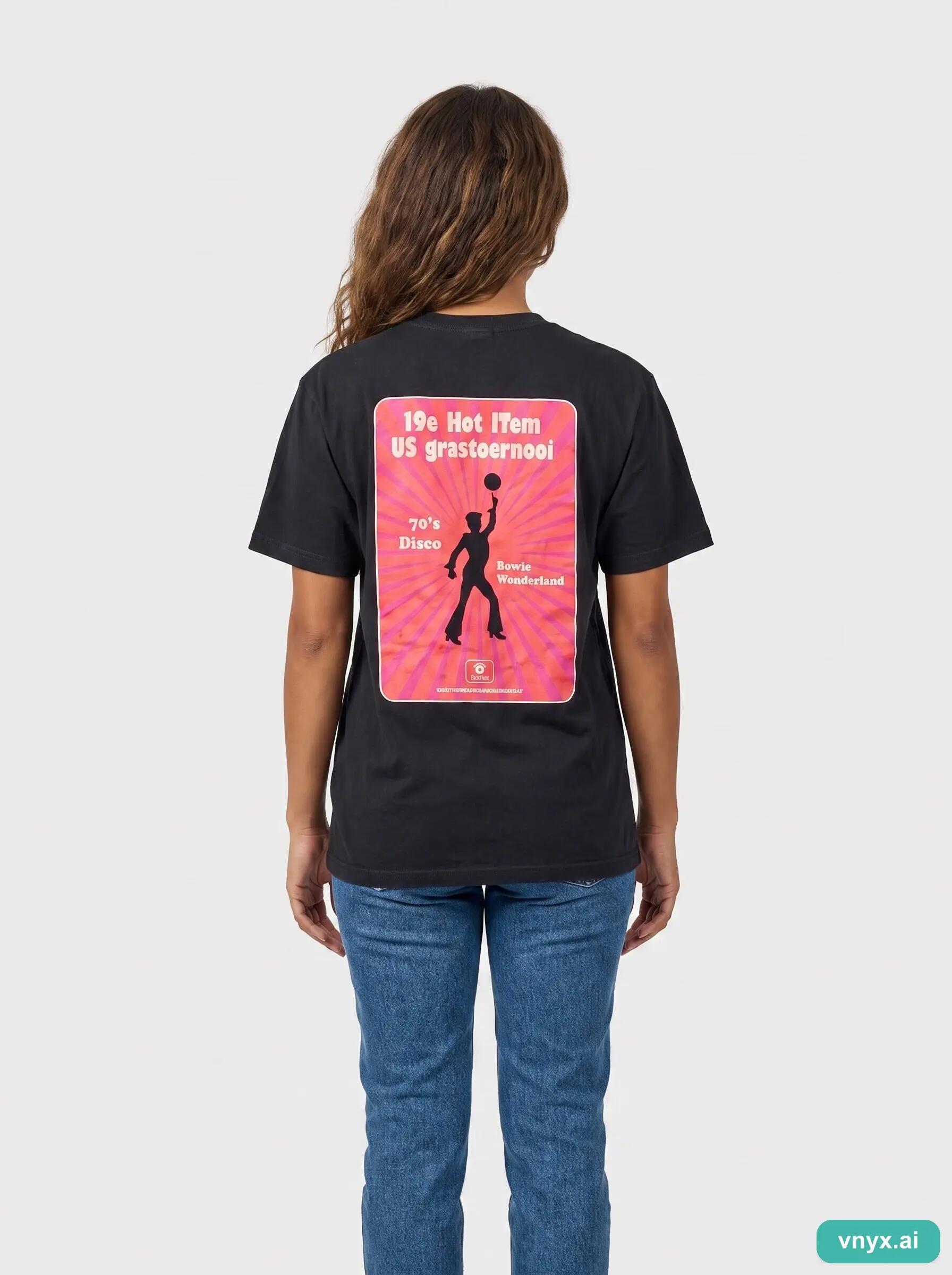 Second Life - Vintage Fruit of the Loom Classic Black T-Shirt Women M 2/6