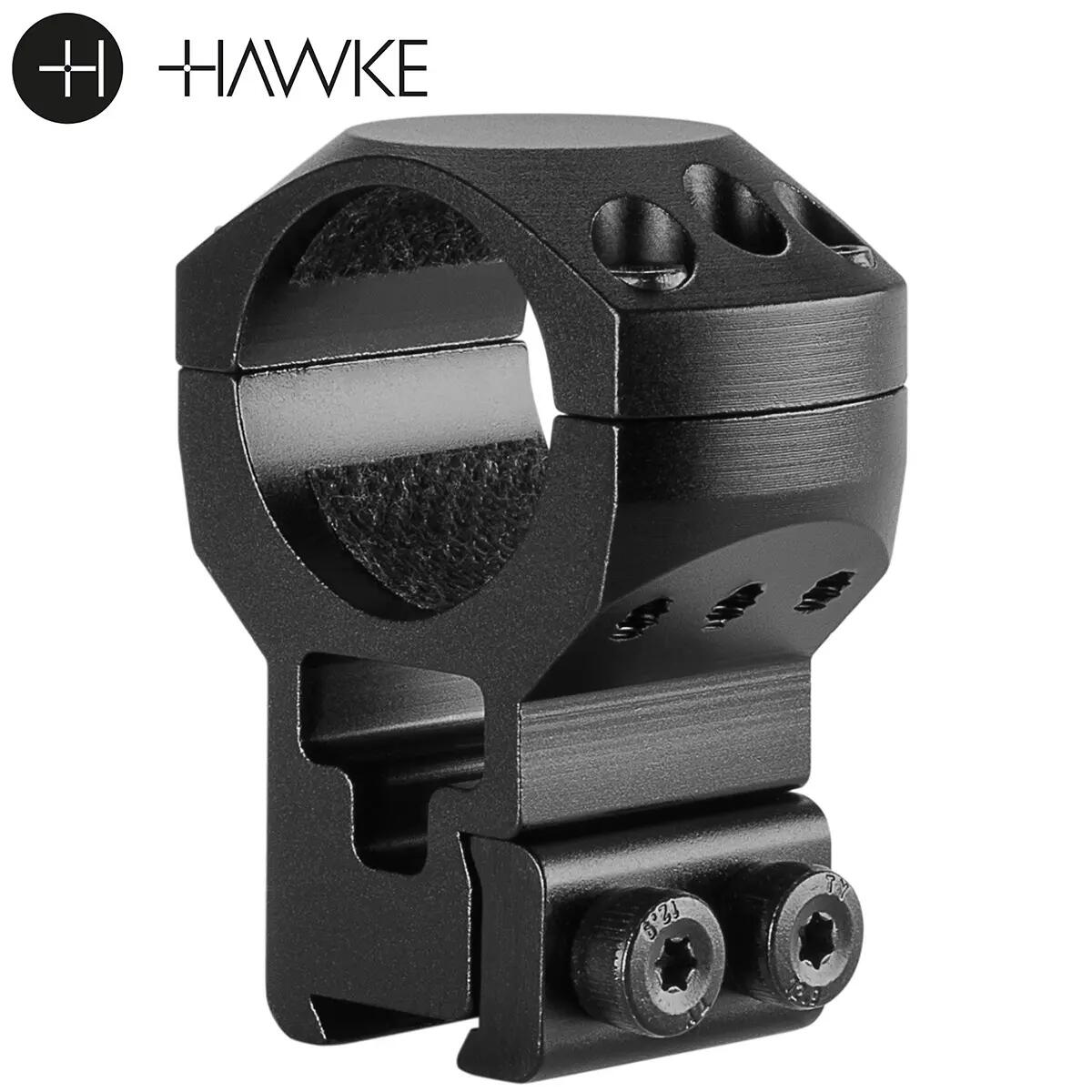 Hawke Tactical Montagens 1" 2PC 9-11mm (3⁄8”) Dovetail Extra Alto 2/3