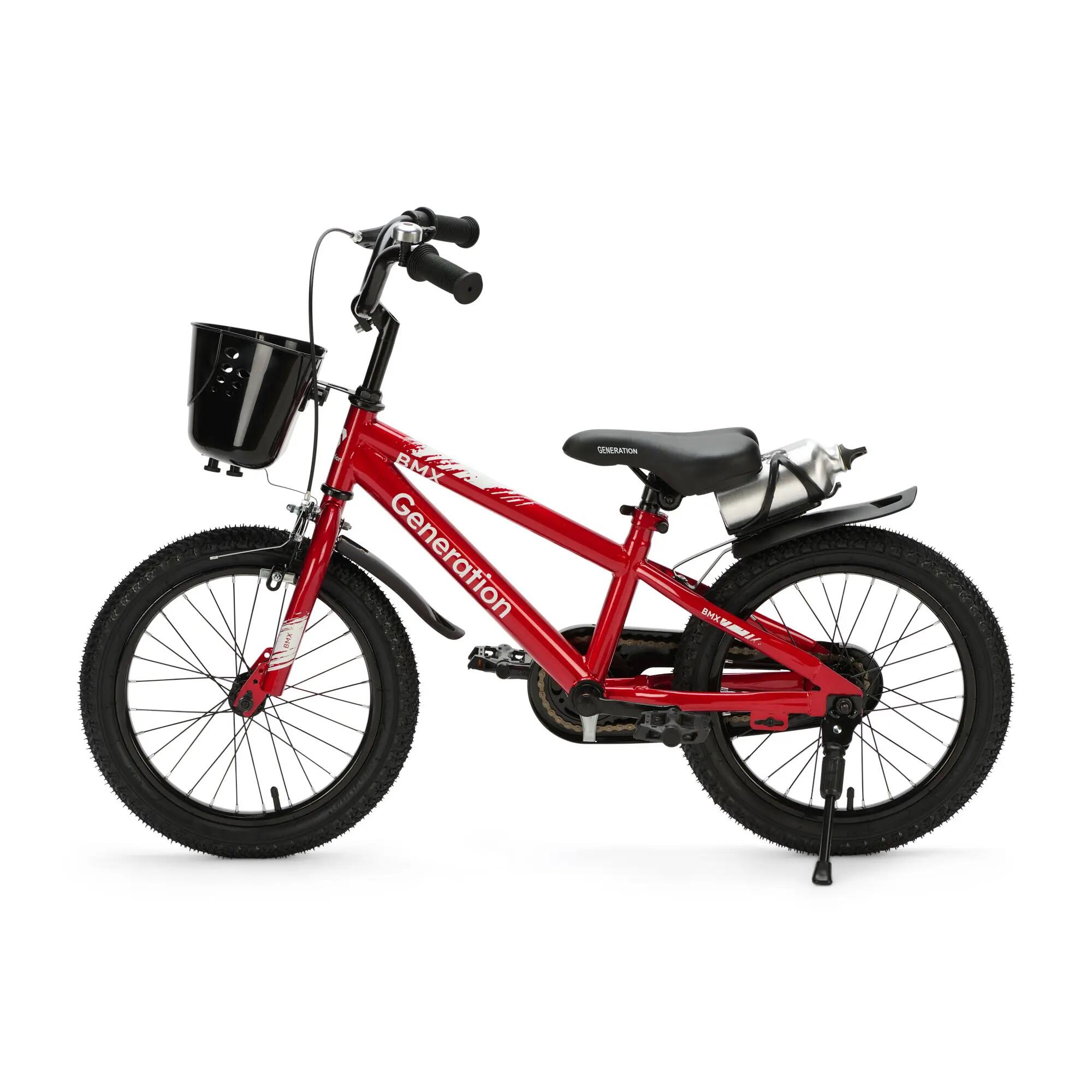 Generation BMX 16 Pollici Rossa – Bicicletta per Bambini – 4-6 Anni 4/5
