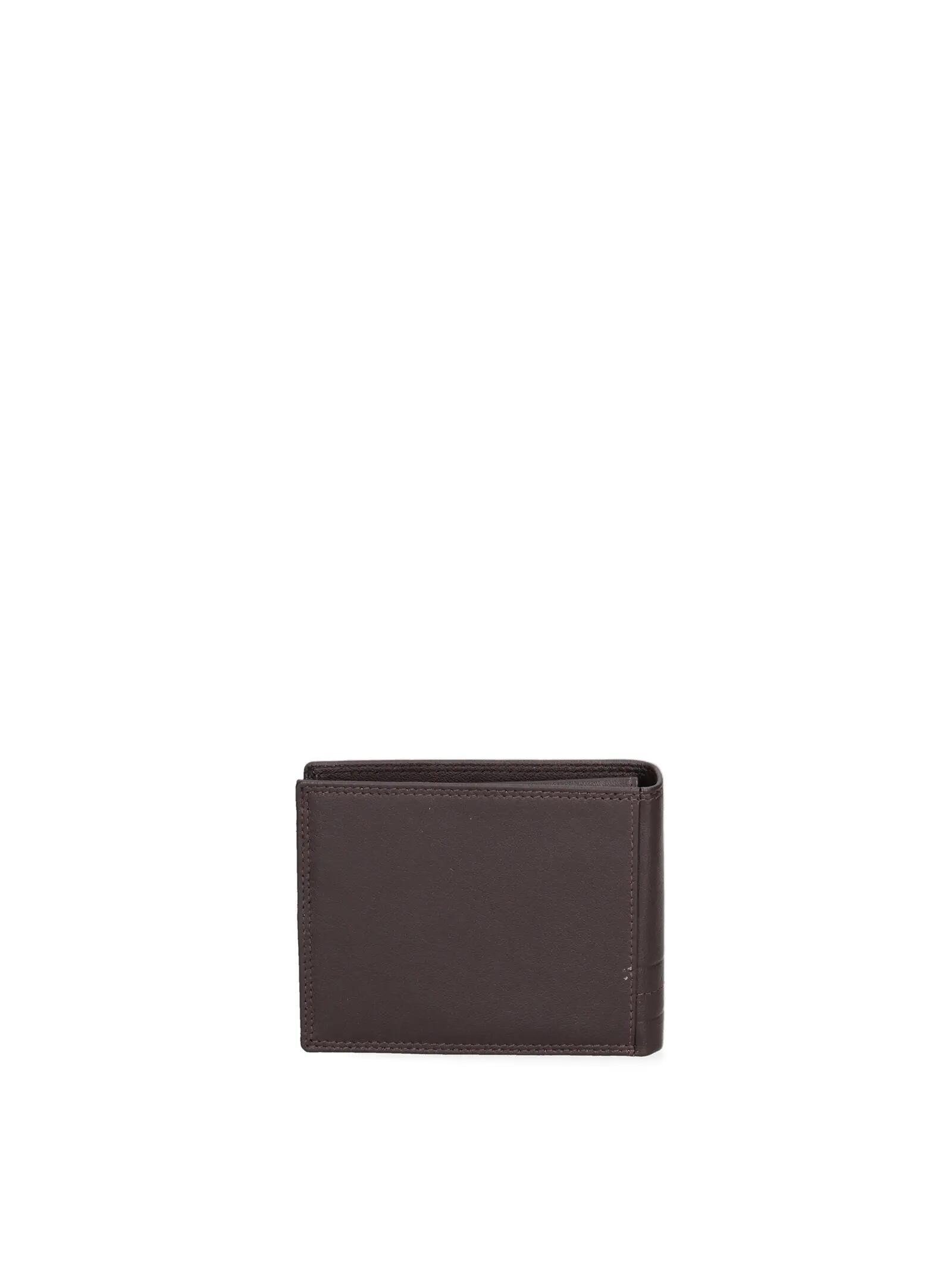 Sergio Tacchini Heren Portemonnee Echt Leer Zwart Compact 2/6