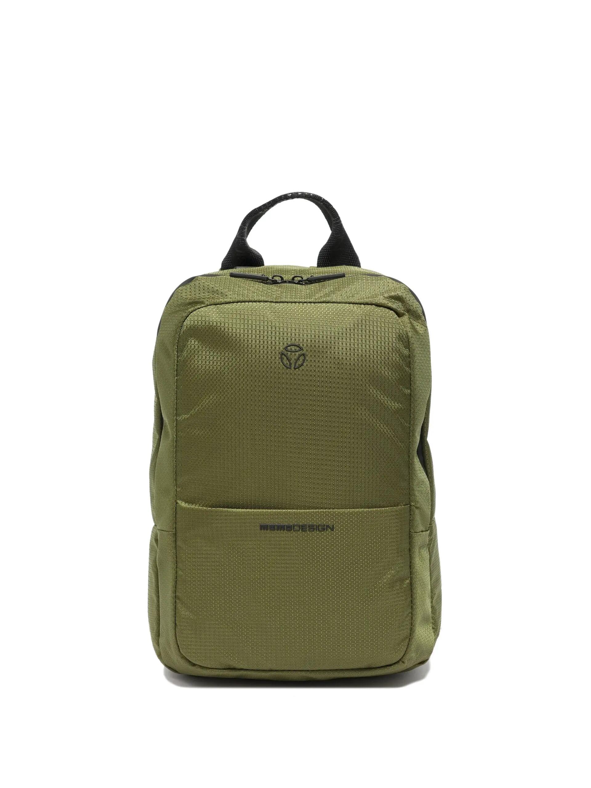 Rucsac Momo Design Negru Poliester cu Fermoar - Casual Bărbați