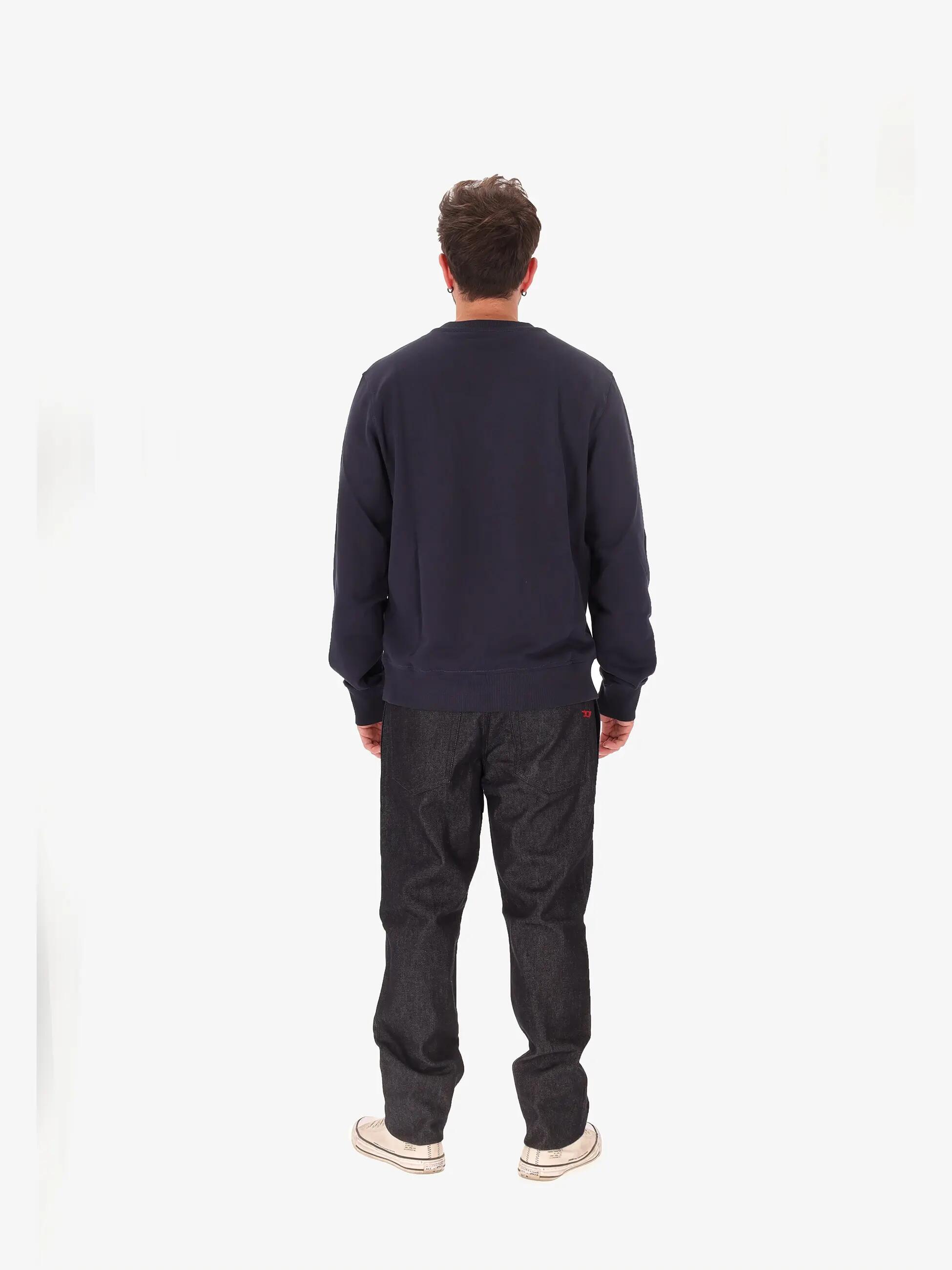 Diesel Herren Sweatshirt Blau 100% Baumwolle - Lässiger Klassiker 3/7