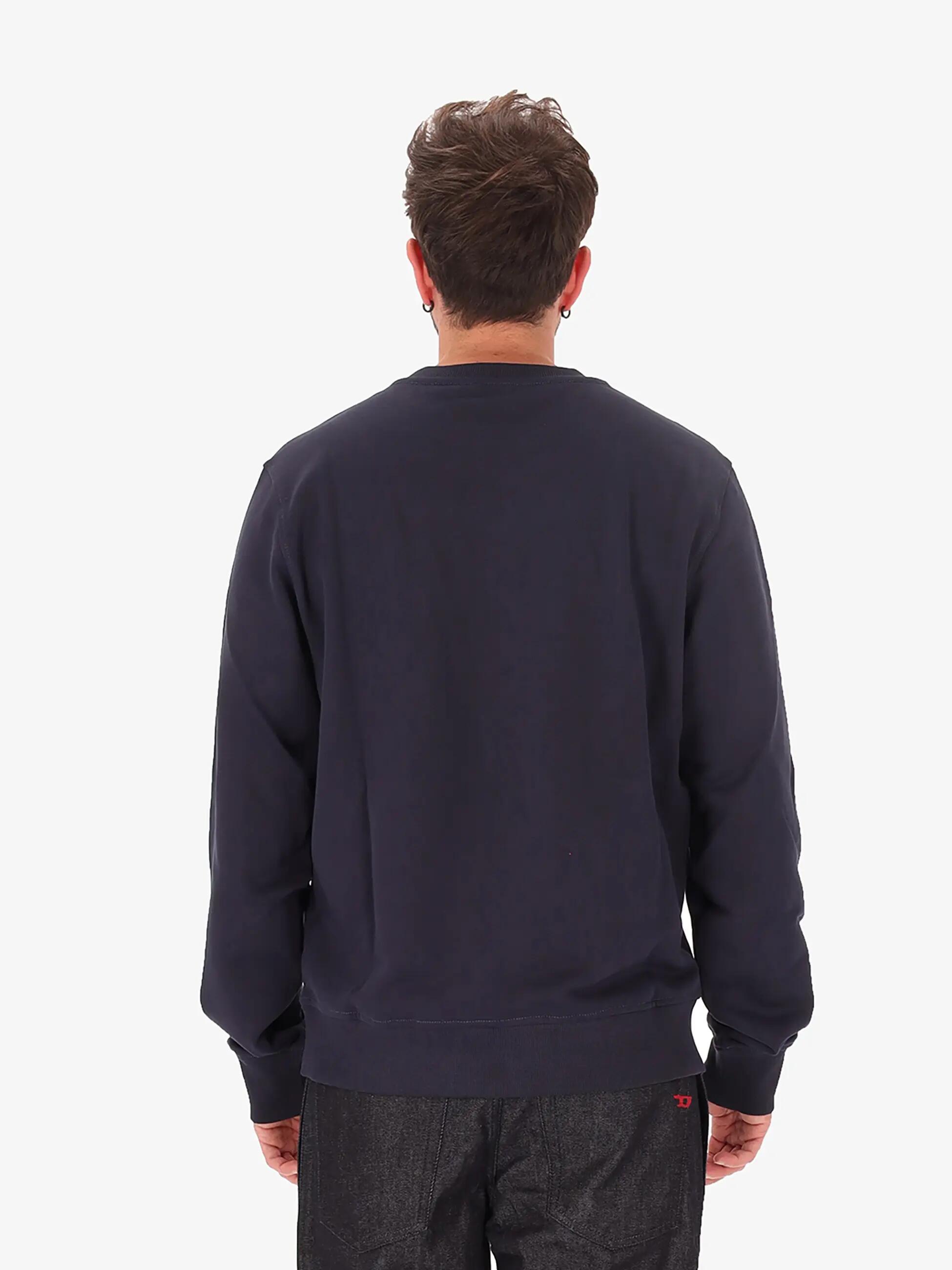 Diesel Herren Sweatshirt Blau 100% Baumwolle - Lässiger Klassiker 4/7