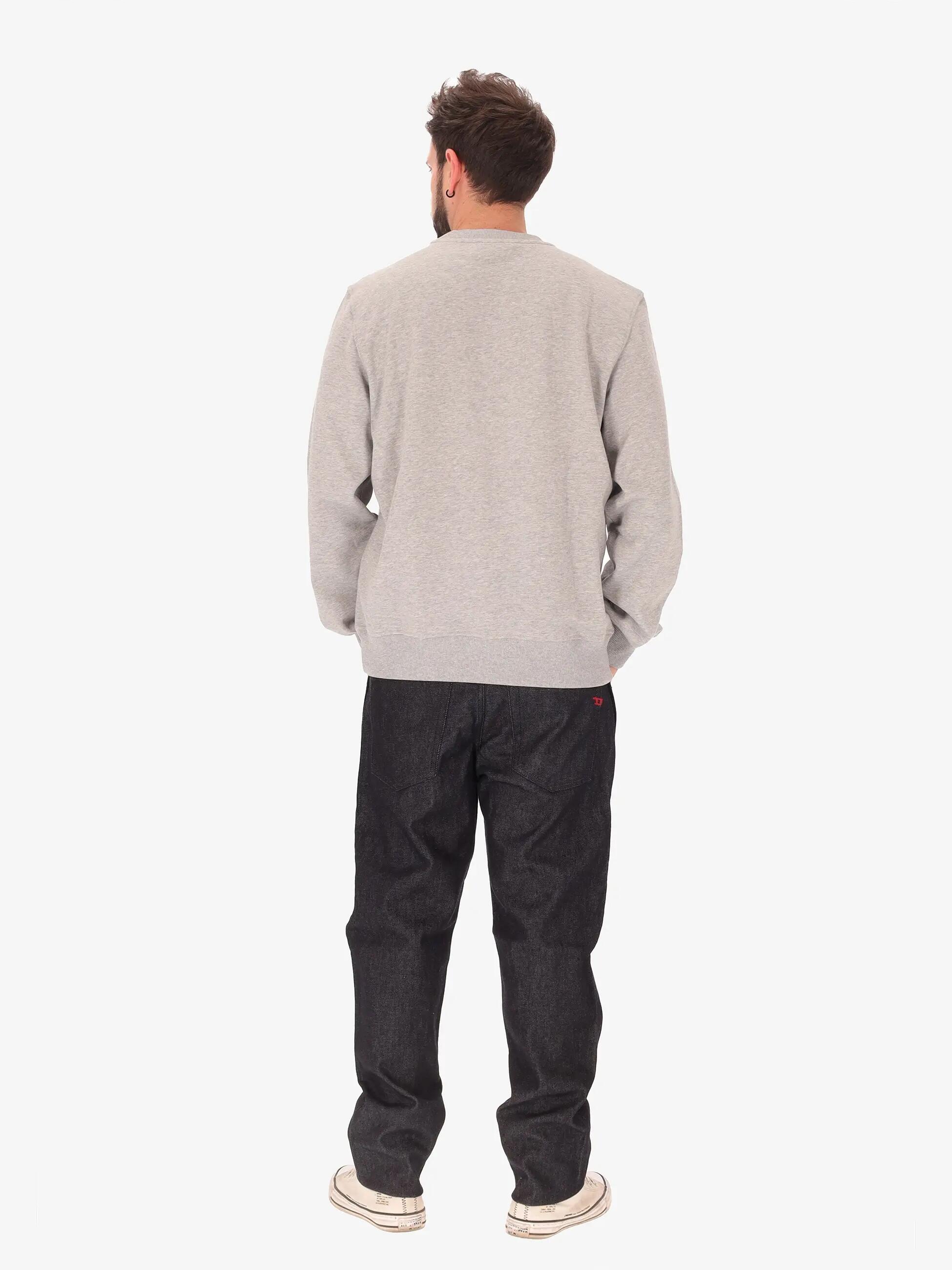 Sweatshirt Diesel grise homme coton polyester casual 3/7