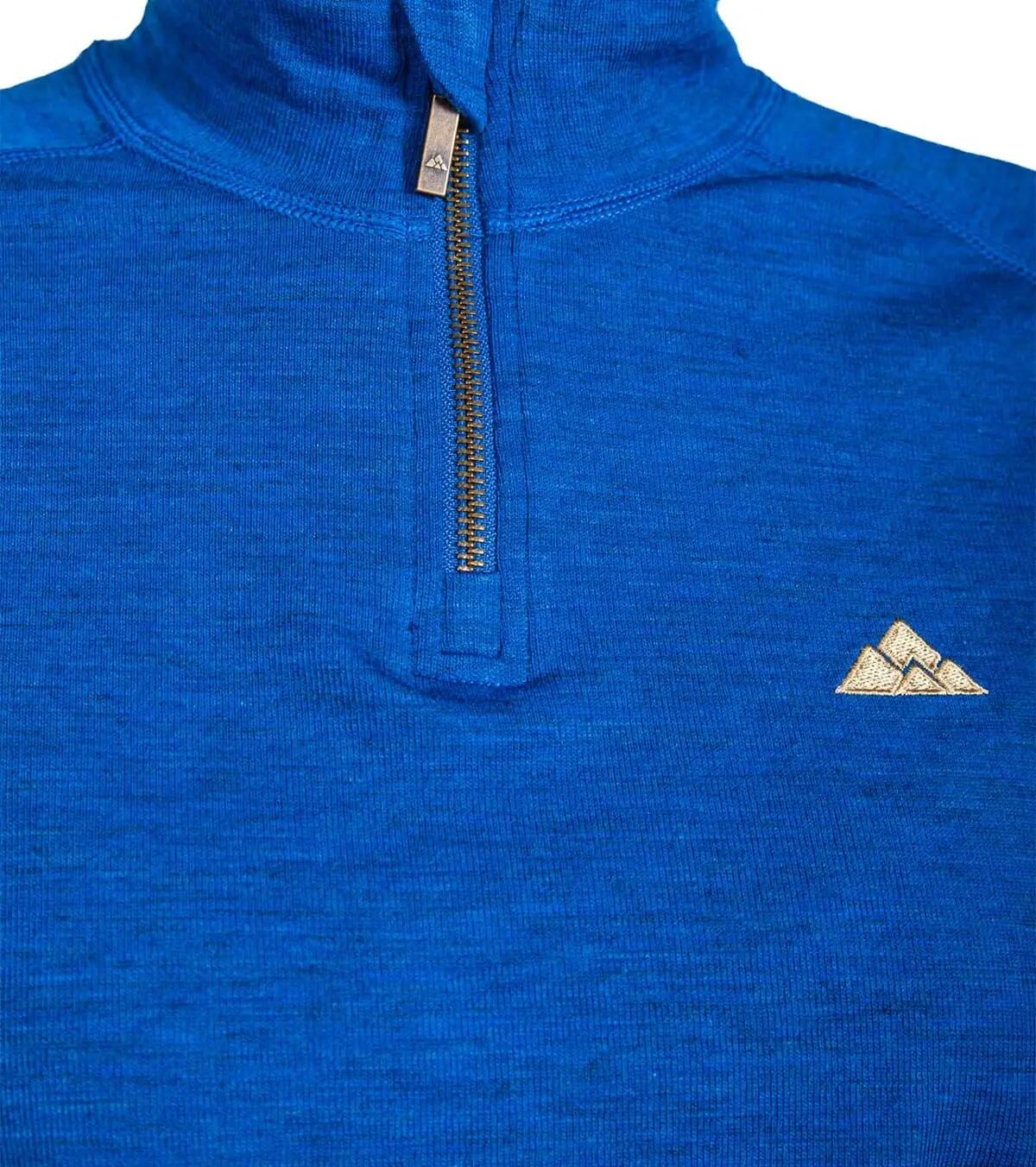 Forro polar de lana merino para montaña Merino Rex Unisex Azul 2/5