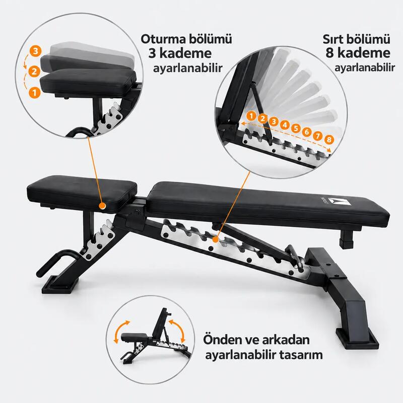 BC200 Pro Ayarlanabilir Bench Sehpası