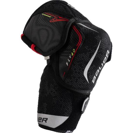 BAUER Vapor FLY40 Intermediate noires coudières de hockey pour enfants