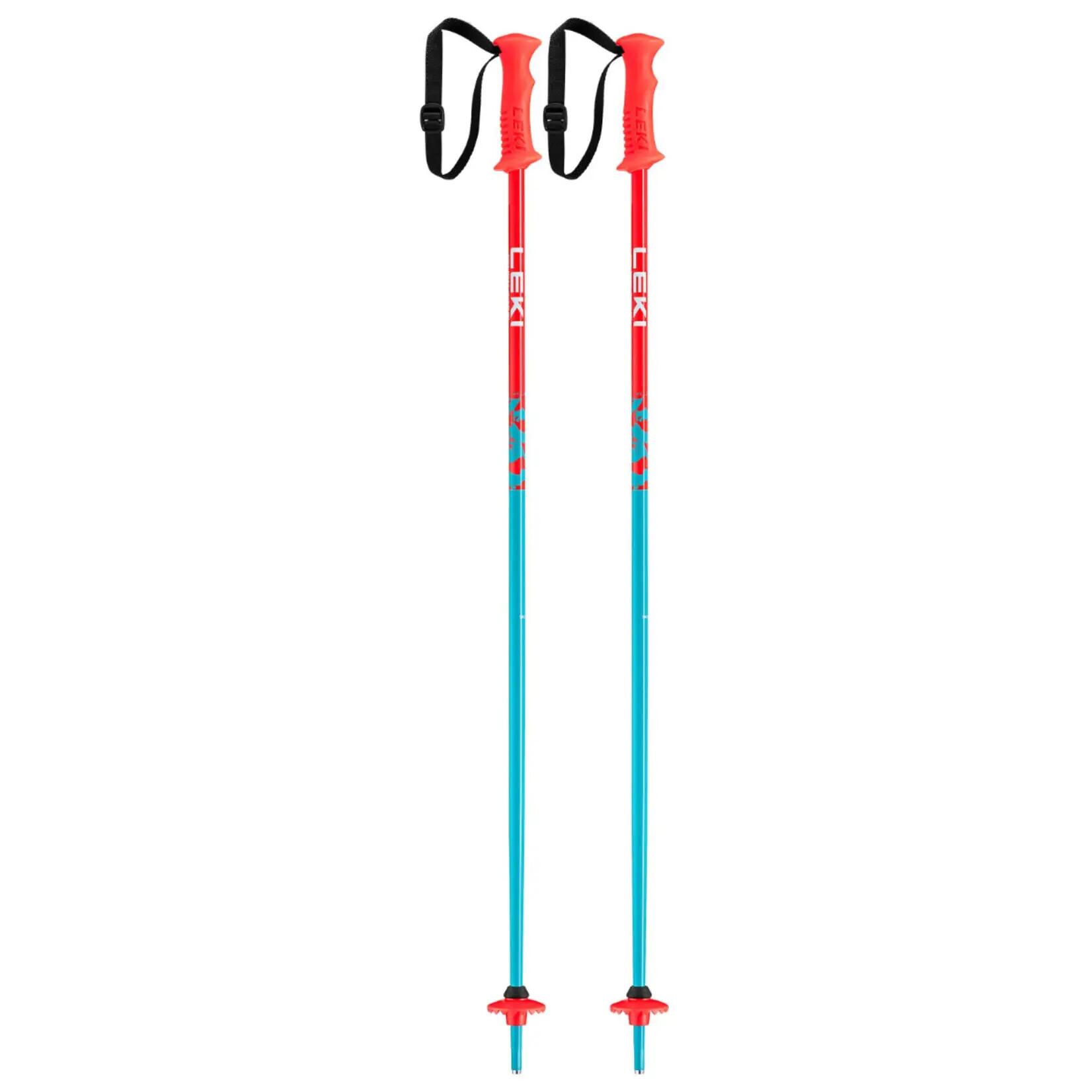 Kijki narciarskie dla dzieci Leki Rider Blue/Red 2024 3/4