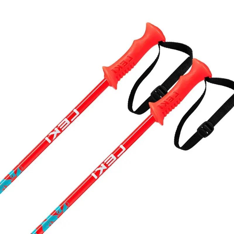 Kijki narciarskie dla dzieci Leki Rider Blue/Red 2024 2/4