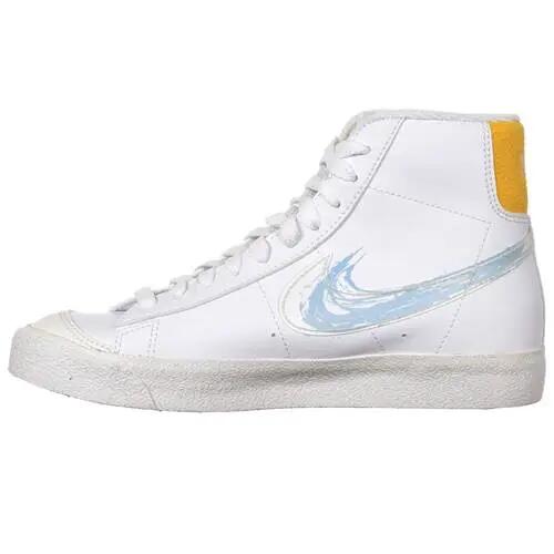 Nike Blazer Mid 77 Wit/Blauw/Geel 4/4