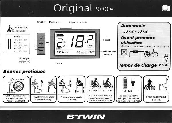 Tussen Particulieren - BTWIN 900 elektrische fiets (VAE) 6/6
