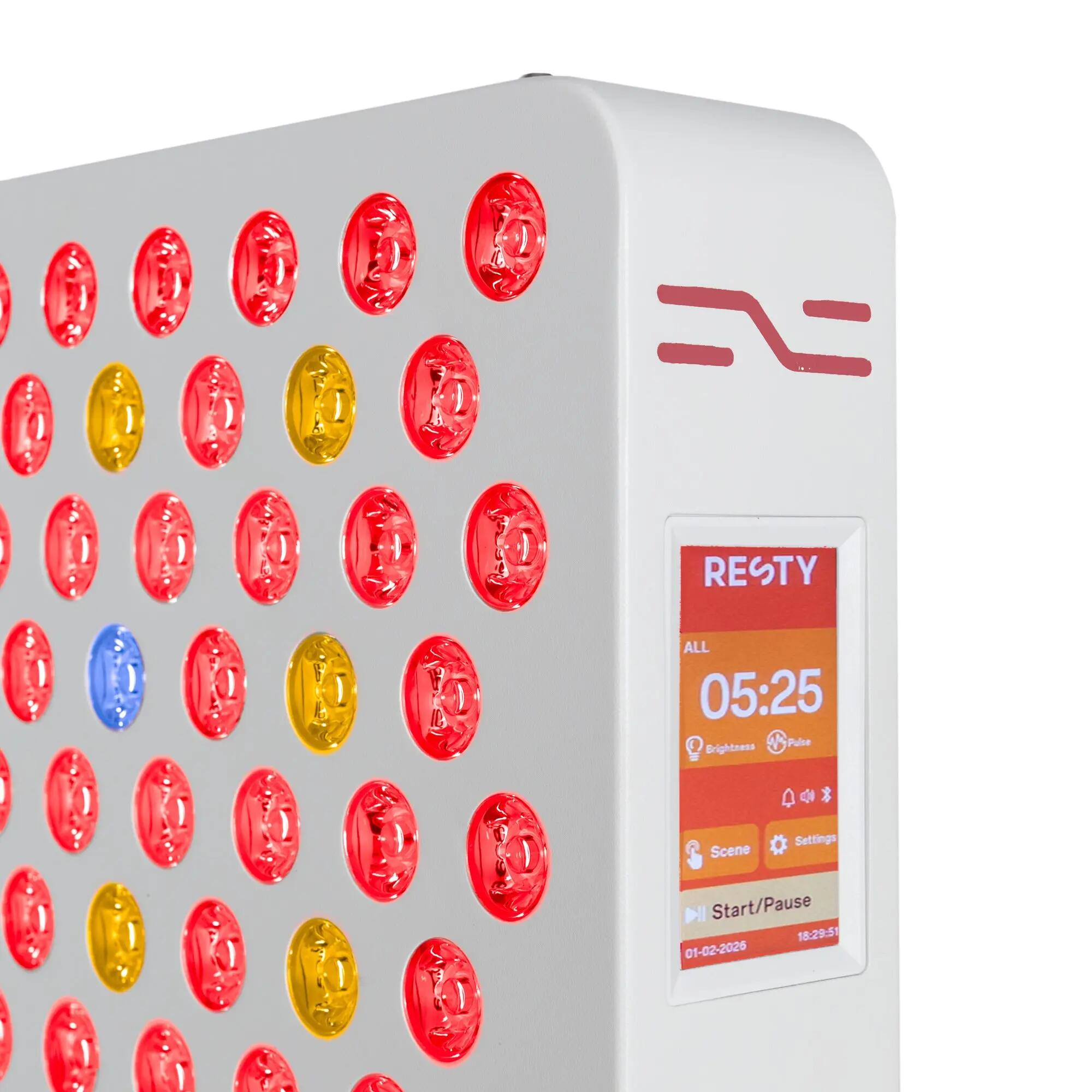Roodlichttherapie paneel 72 leds 9 golflengtes MARS 600 8/9