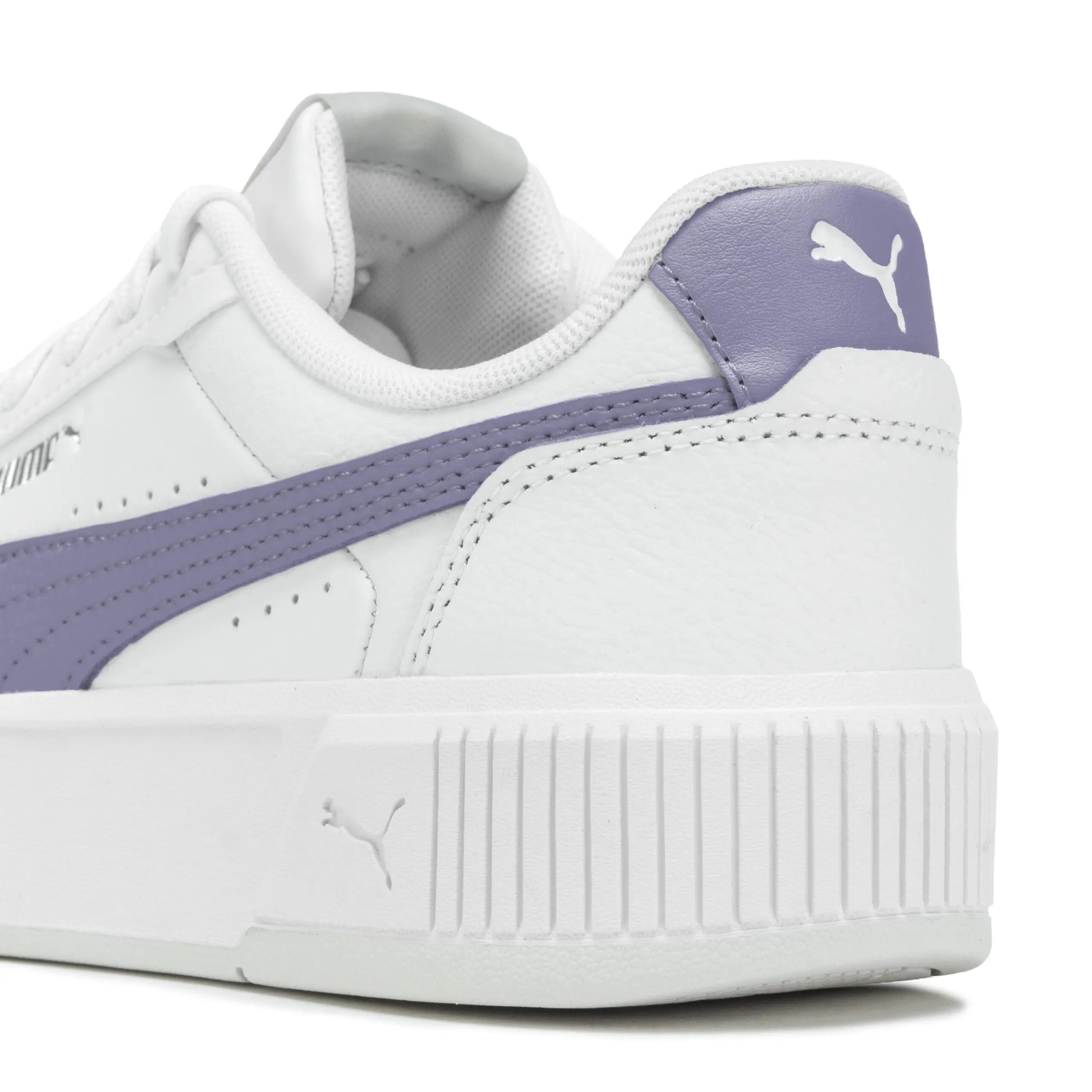Women's Trainers - Platform - Puma Carina Mia - White/Purple 4/5