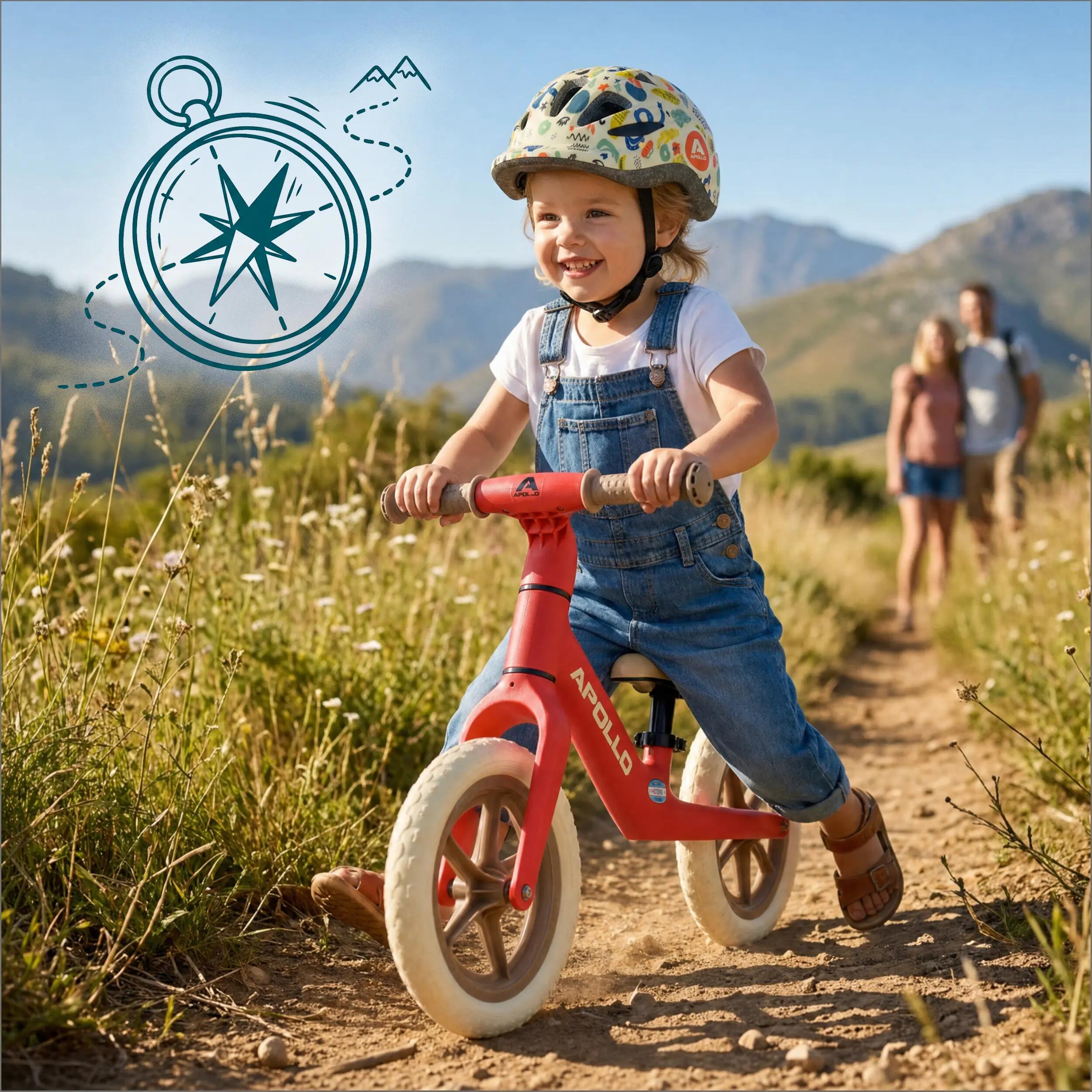 Draisienne Enfant 2 ans 12 pouces ultra legere Trailbuddy Rouge 6/7