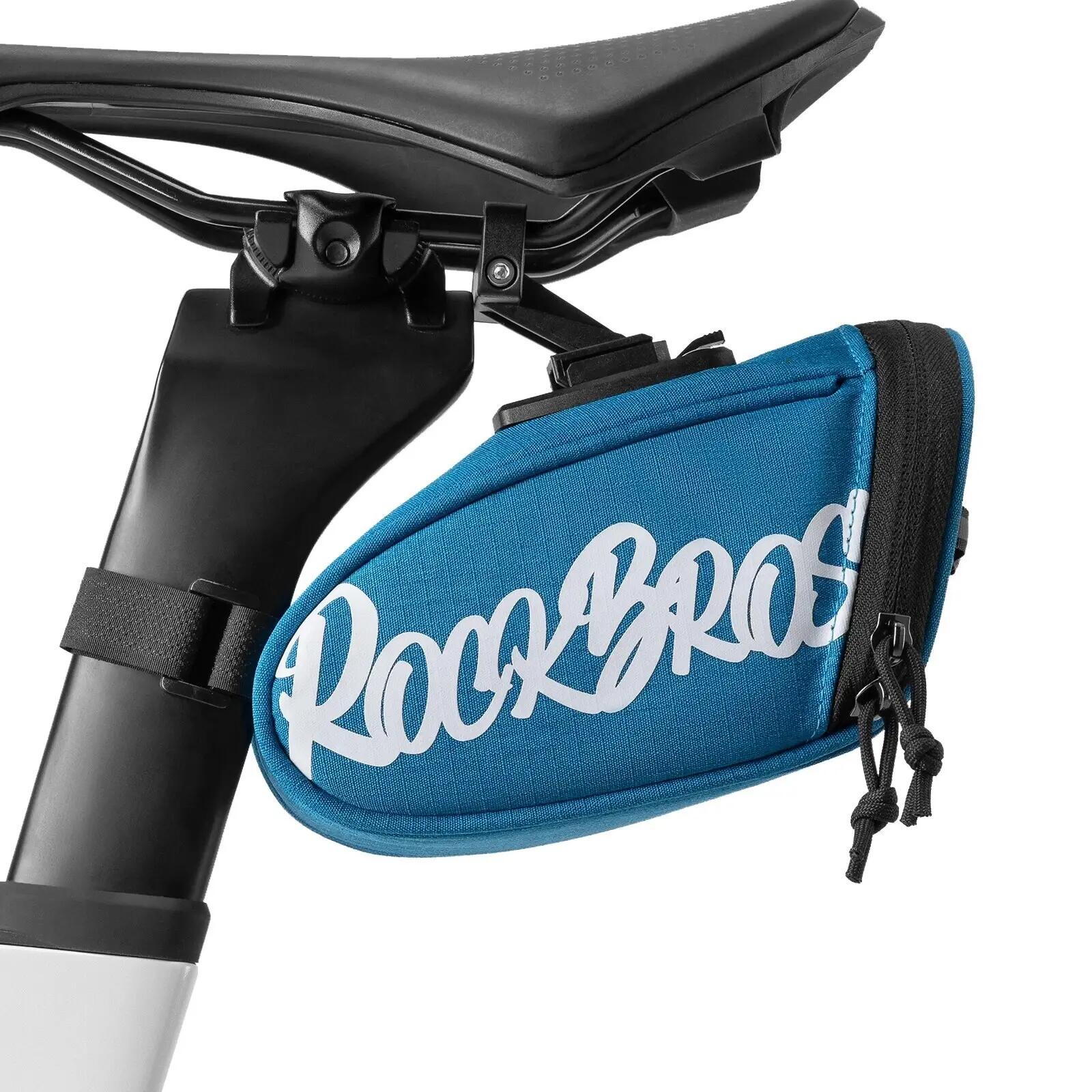 Geantă de șa ROCKBROS pentru bicicletă, reflectorizantă, albastră