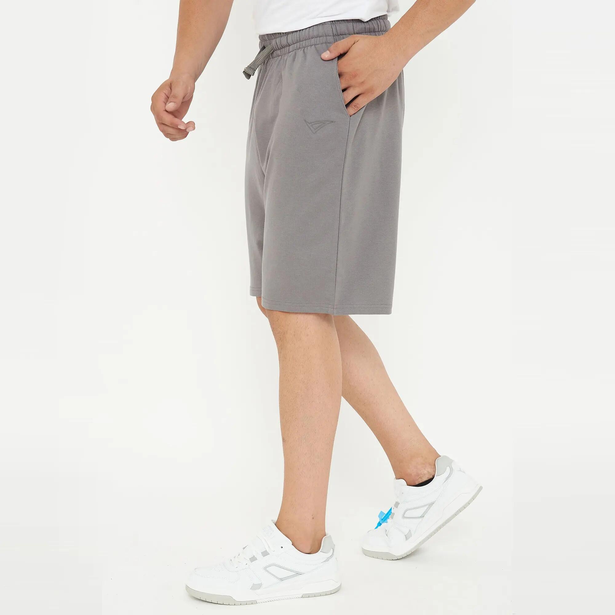 short gymnastik f 9 mann hellgrau 3/6