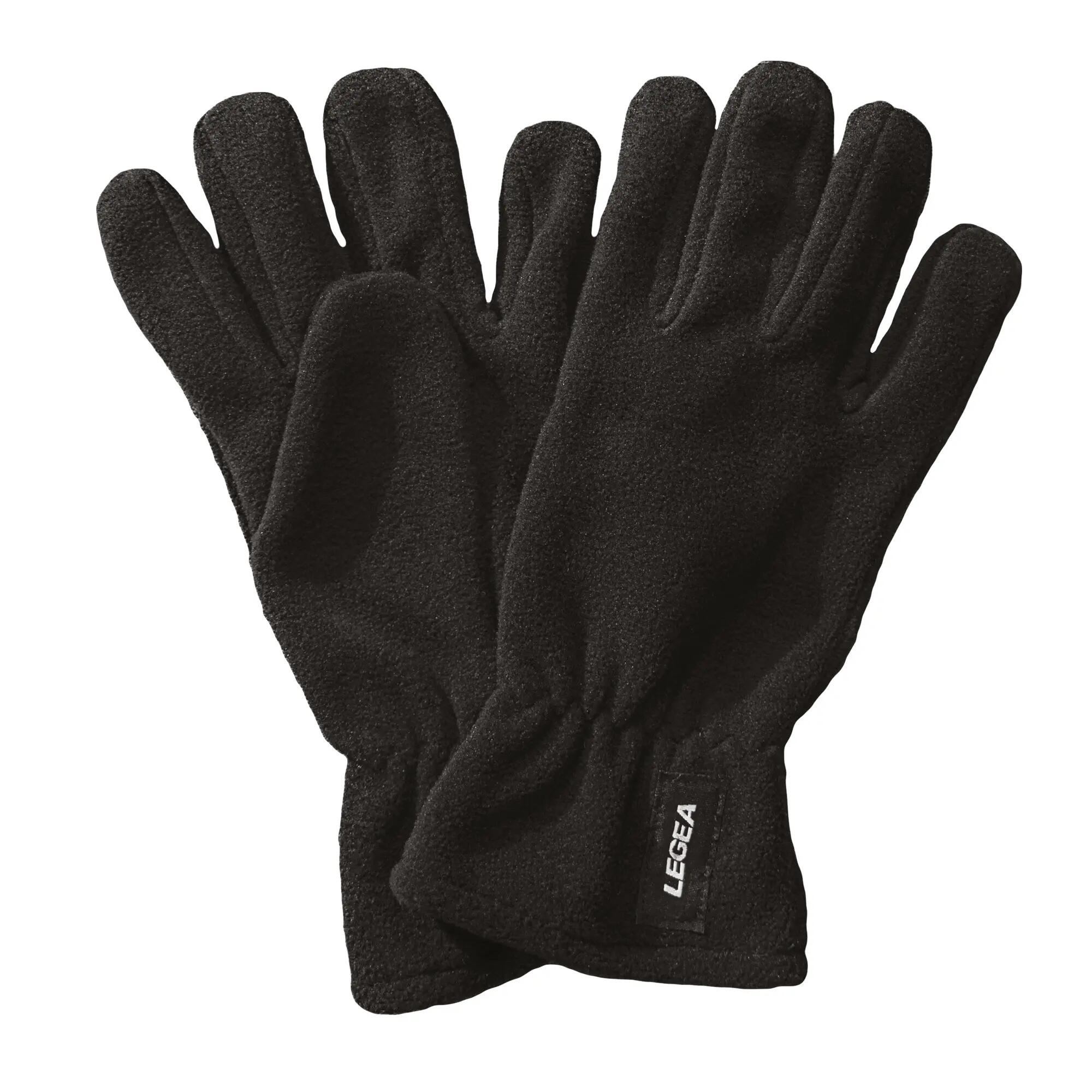 Unisex Black Fleece Gloves 2/3